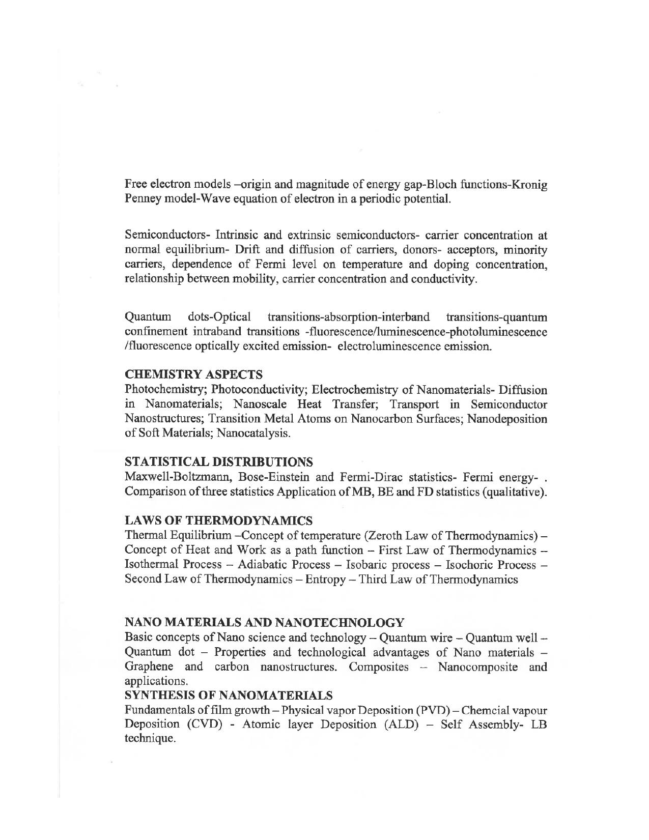 JMI Entrance Exam FACULTY OF NATURAL SCIENCES Syllabus - Page 21