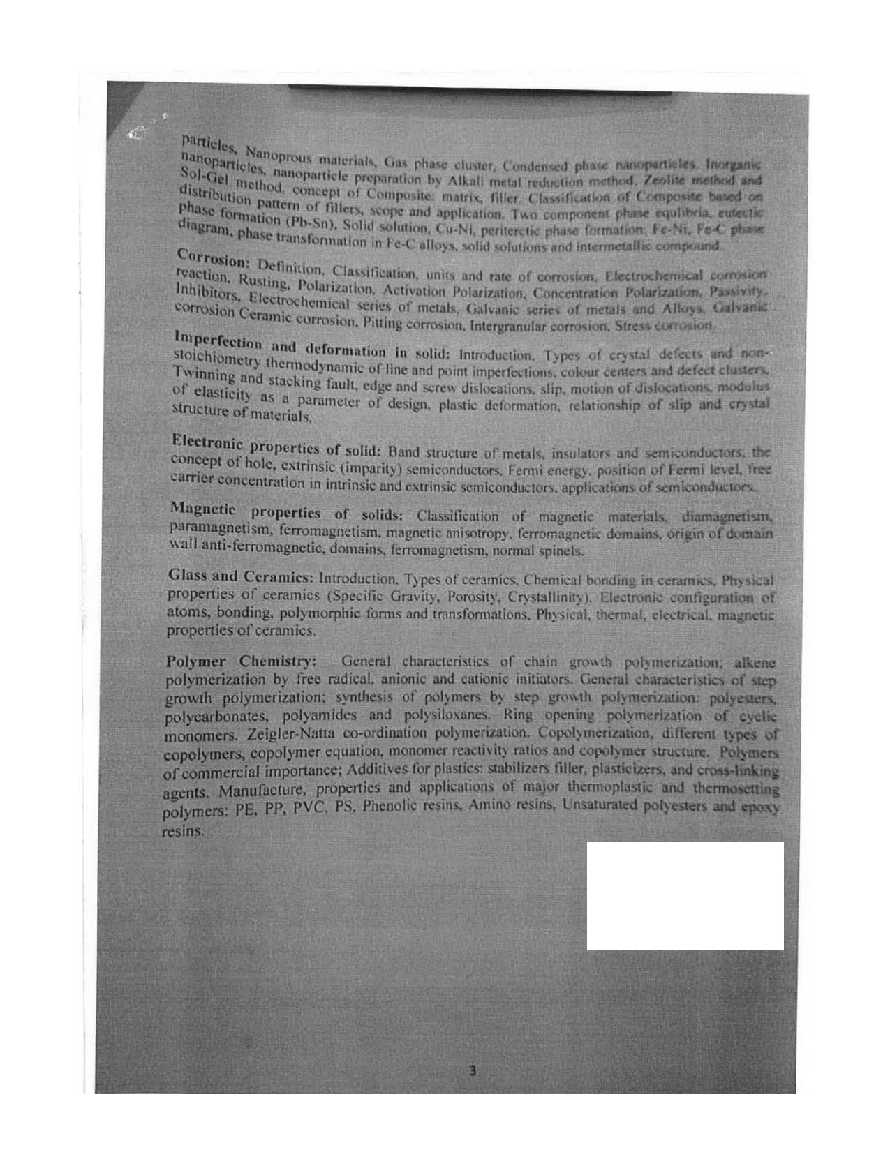 JMI Entrance Exam FACULTY OF NATURAL SCIENCES Syllabus - Page 34