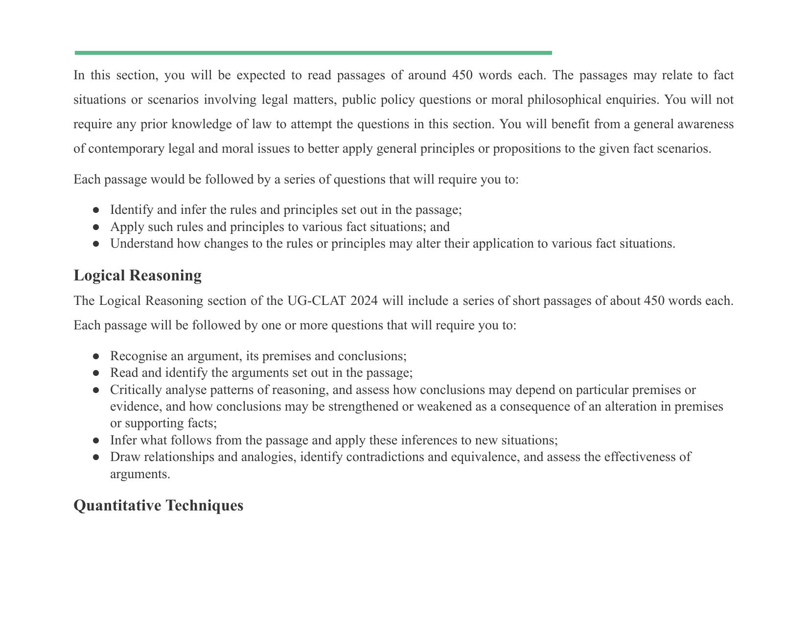 CLAT 2024 UG Question Paper Format & Syllabus - IndCareer Docs