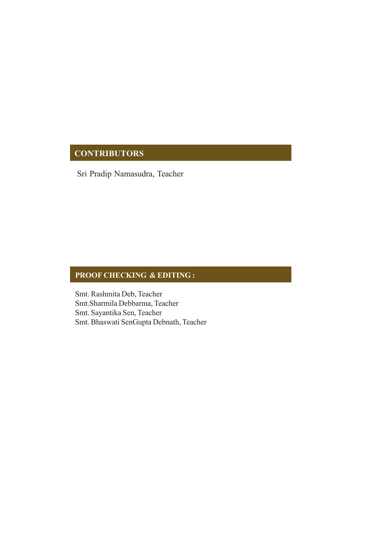 Tripura Board Class 6 Social Science English Version Workbooks - Page 4