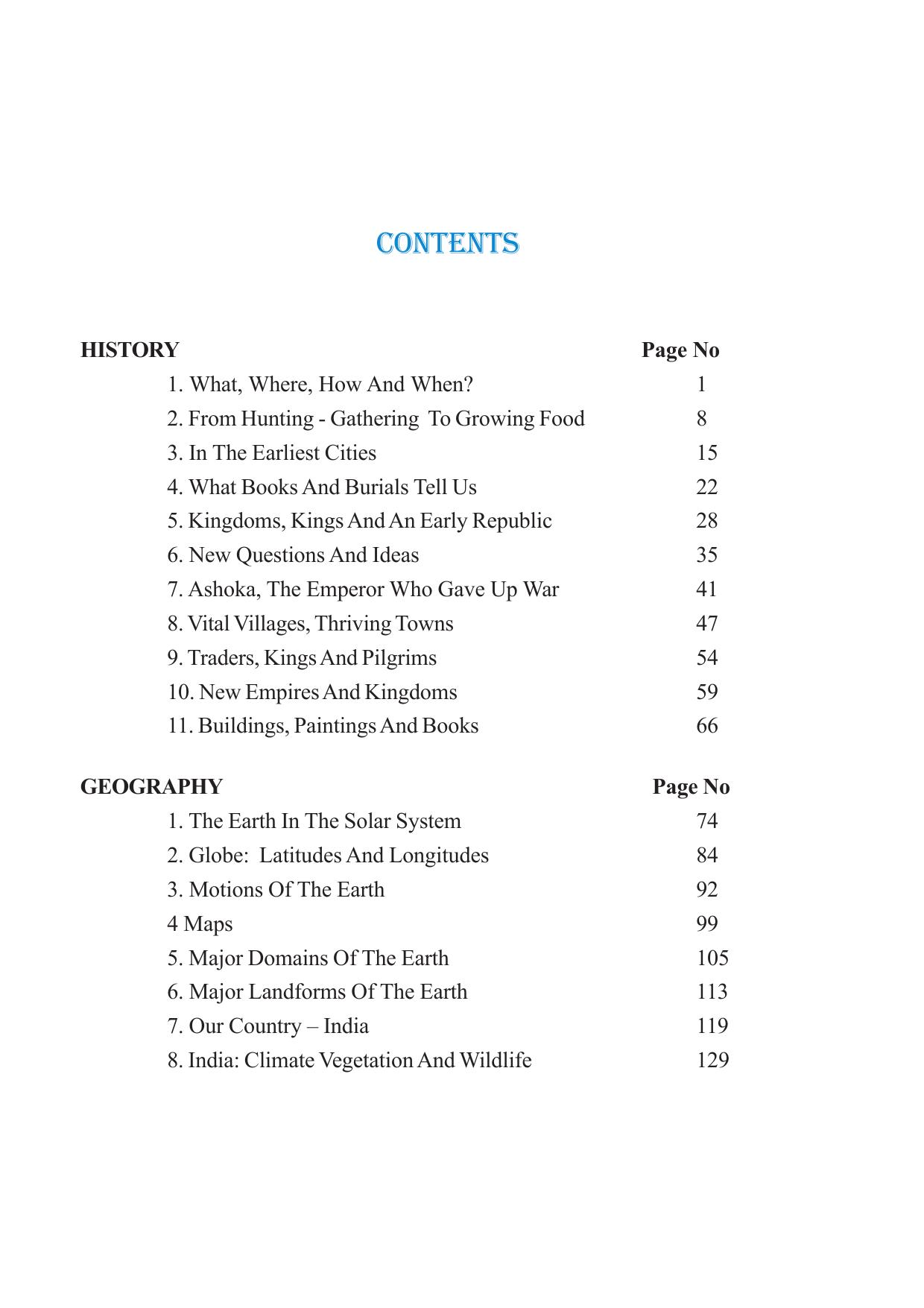 Tripura Board Class 6 Social Science English Version Workbooks - Page 5