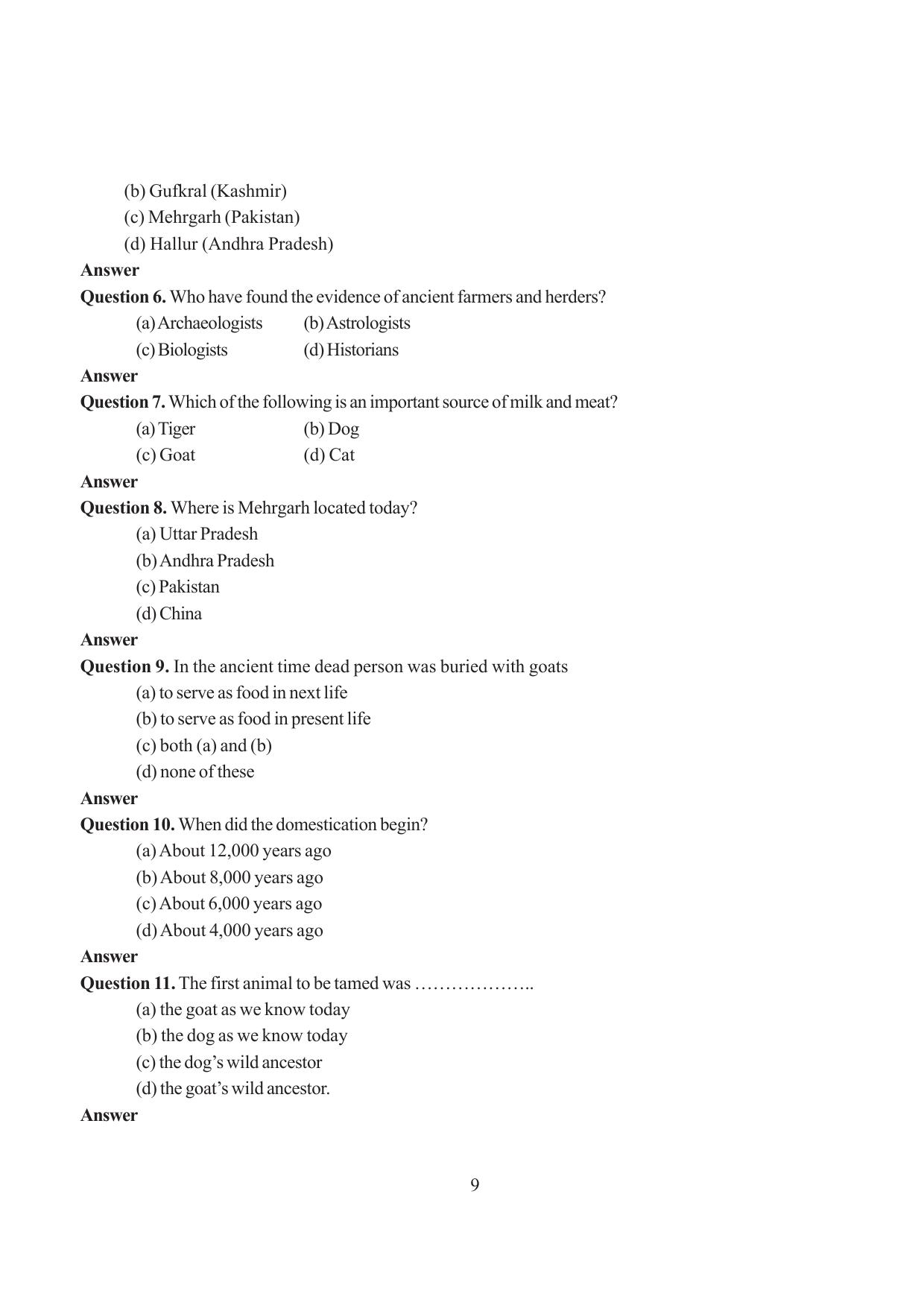 Tripura Board Class 6 Social Science English Version Workbooks - Page 15