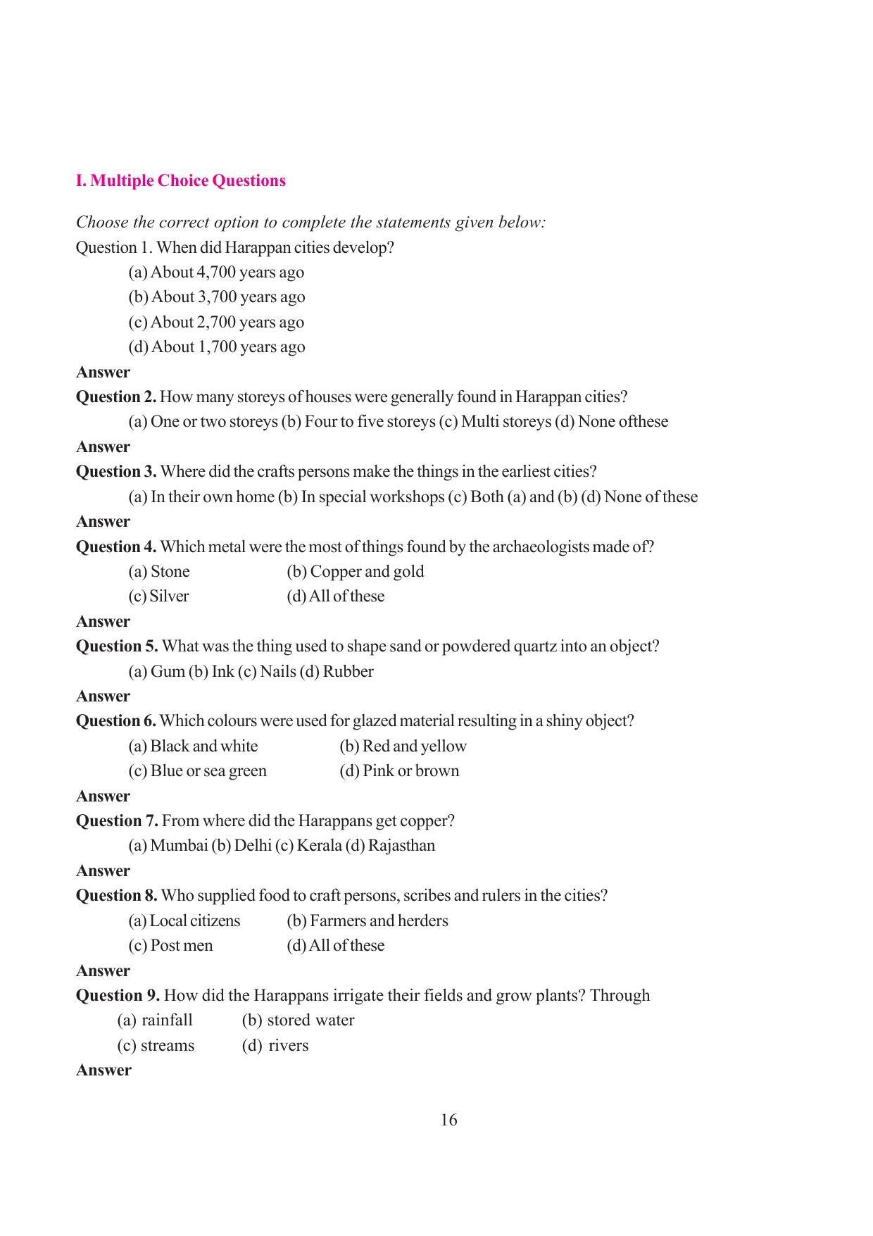 Tripura Board Class 6 Social Science English Version Workbooks - Page 22