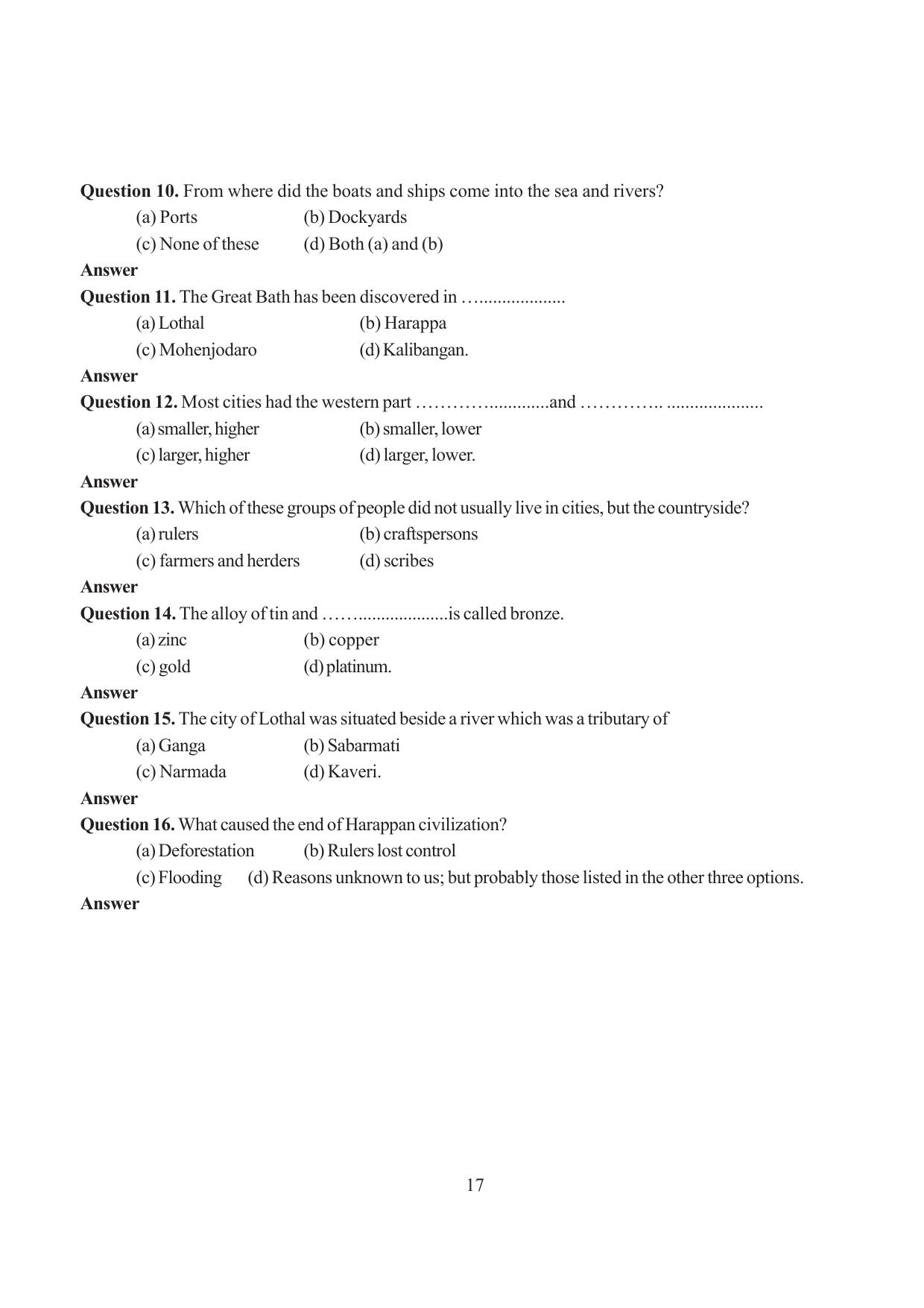 Tripura Board Class 6 Social Science English Version Workbooks - Page 23