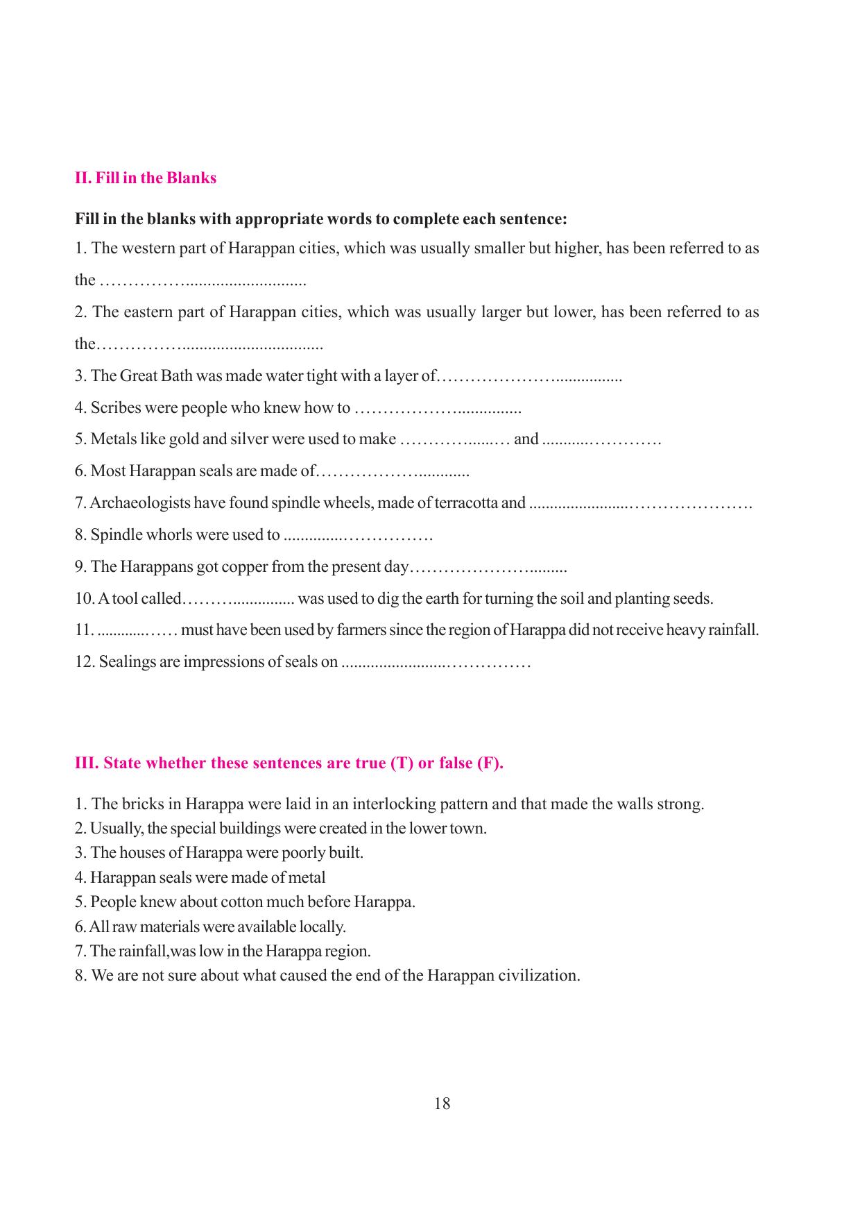 Tripura Board Class 6 Social Science English Version Workbooks - Page 24