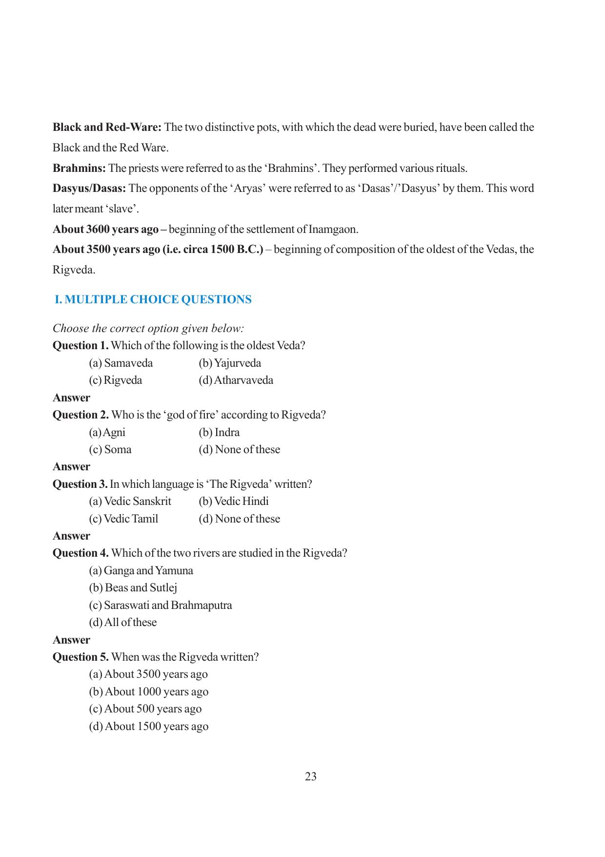 Tripura Board Class 6 Social Science English Version Workbooks - Page 29