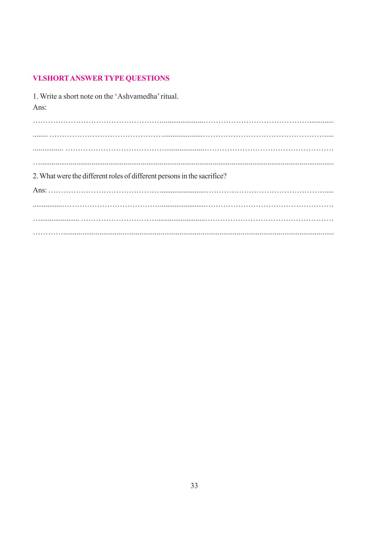Tripura Board Class 6 Social Science English Version Workbooks - Page 39