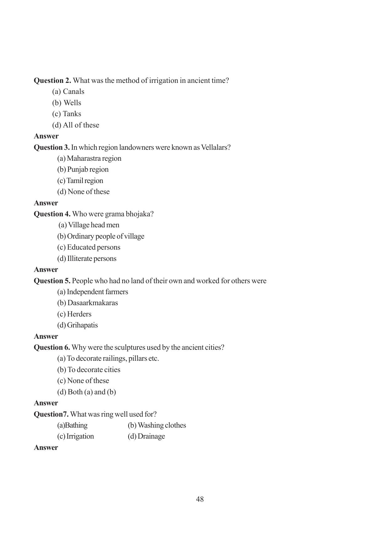 Tripura Board Class 6 Social Science English Version Workbooks - Page 54