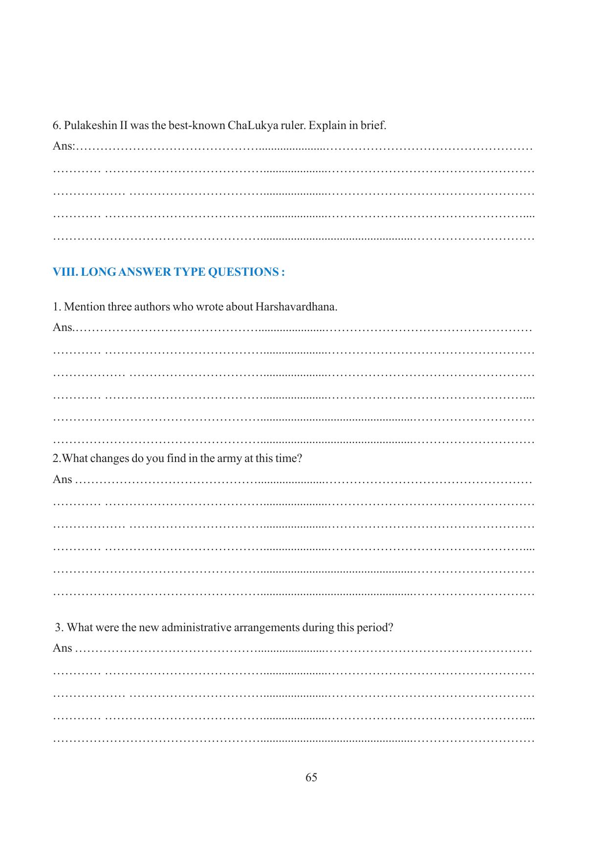 Tripura Board Class 6 Social Science English Version Workbooks - Page 71