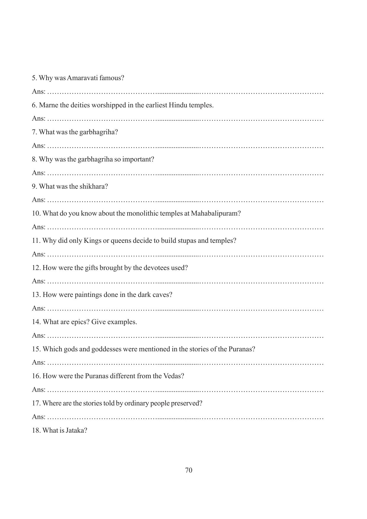Tripura Board Class 6 Social Science English Version Workbooks - Page 76