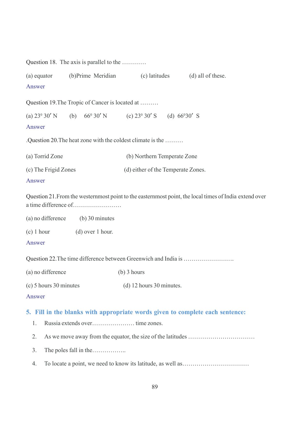Tripura Board Class 6 Social Science English Version Workbooks - Page 96