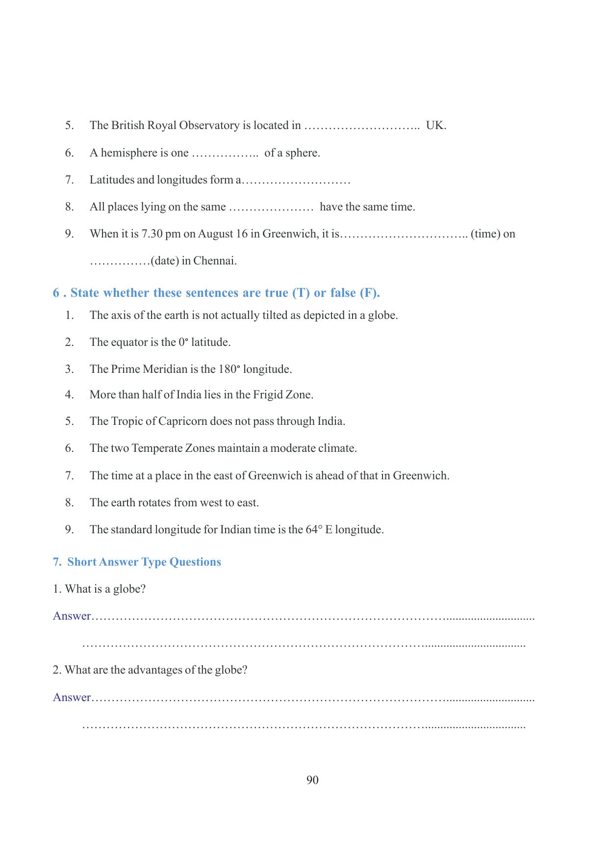 Tripura Board Class 6 Social Science English Version Workbooks - Page 97