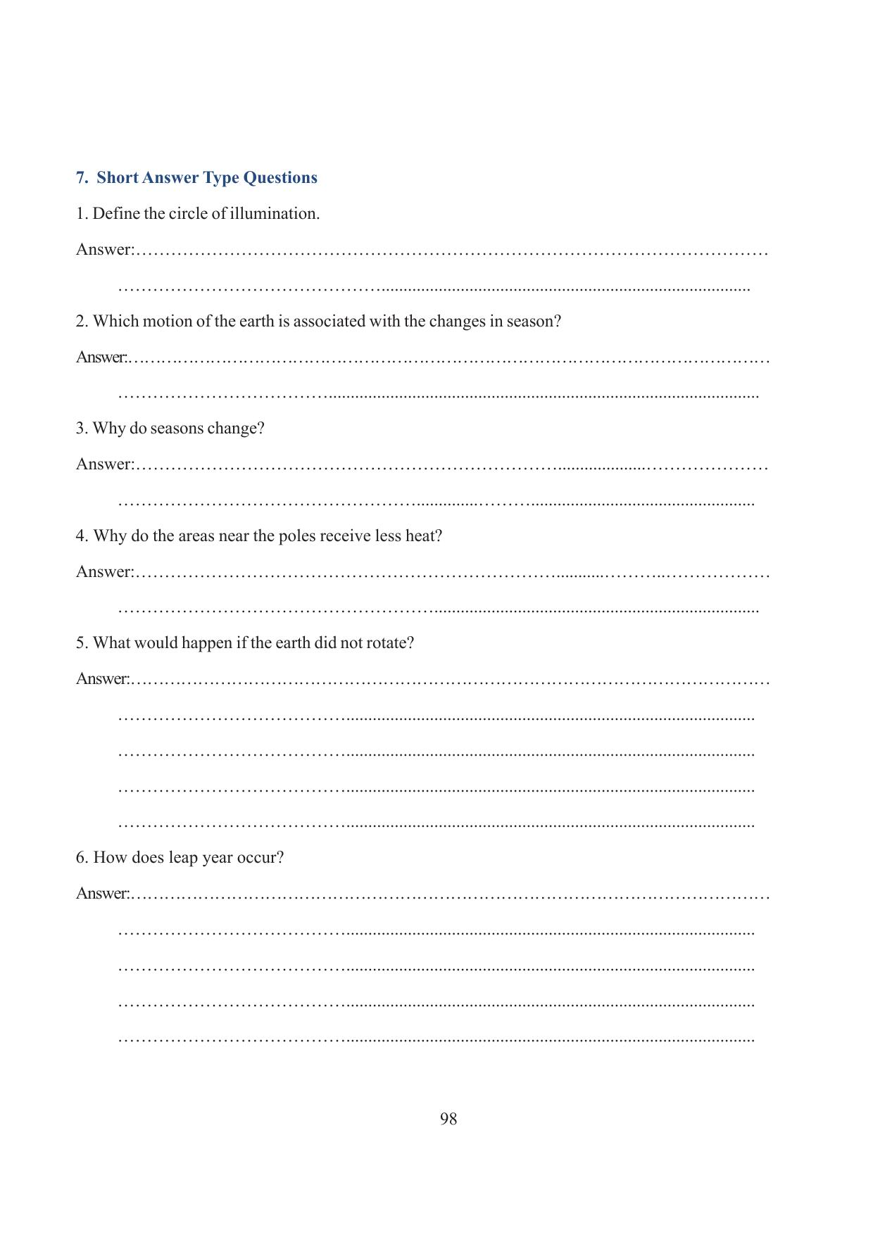Tripura Board Class 6 Social Science English Version Workbooks - Page 105