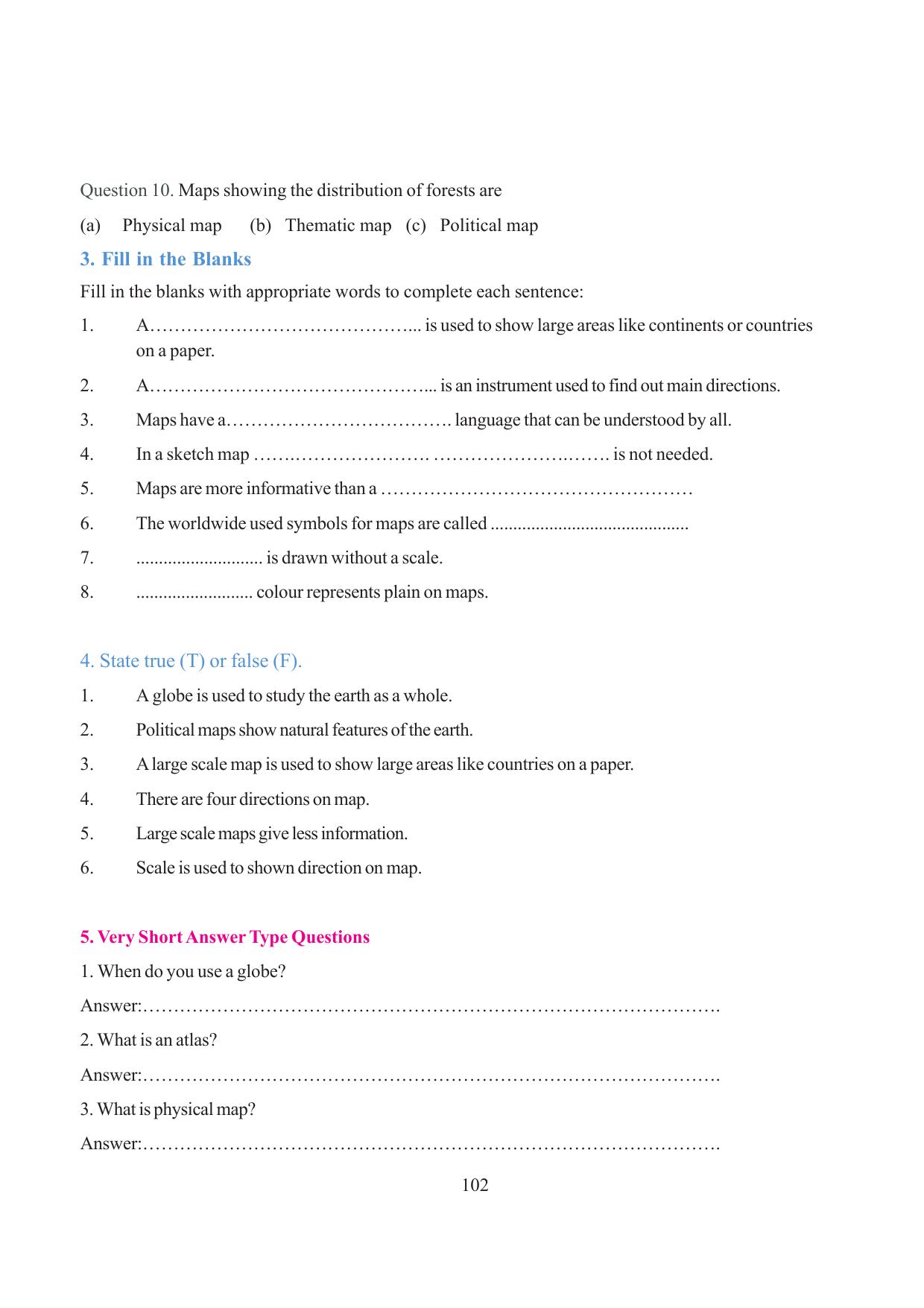 Tripura Board Class 6 Social Science English Version Workbooks - Page 109
