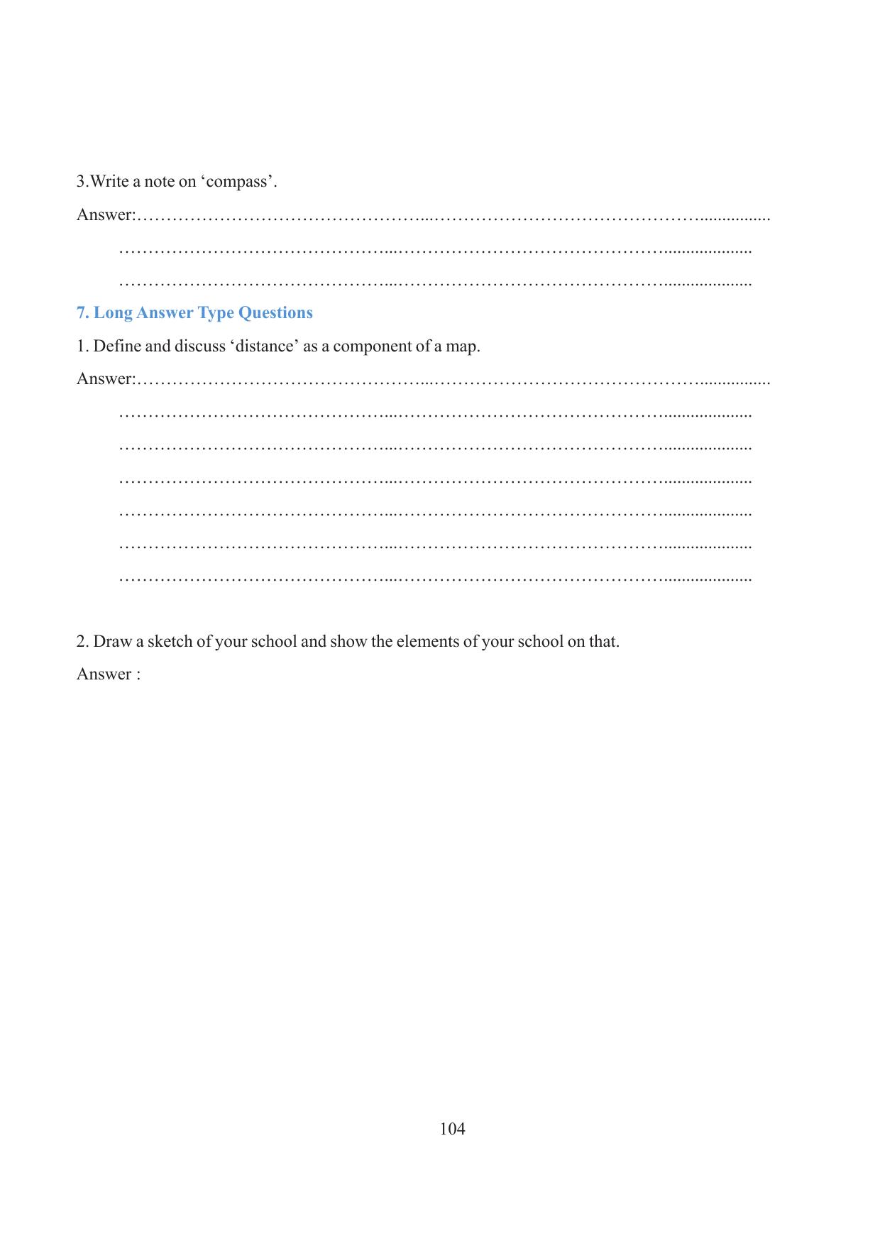 Tripura Board Class 6 Social Science English Version Workbooks - Page 111