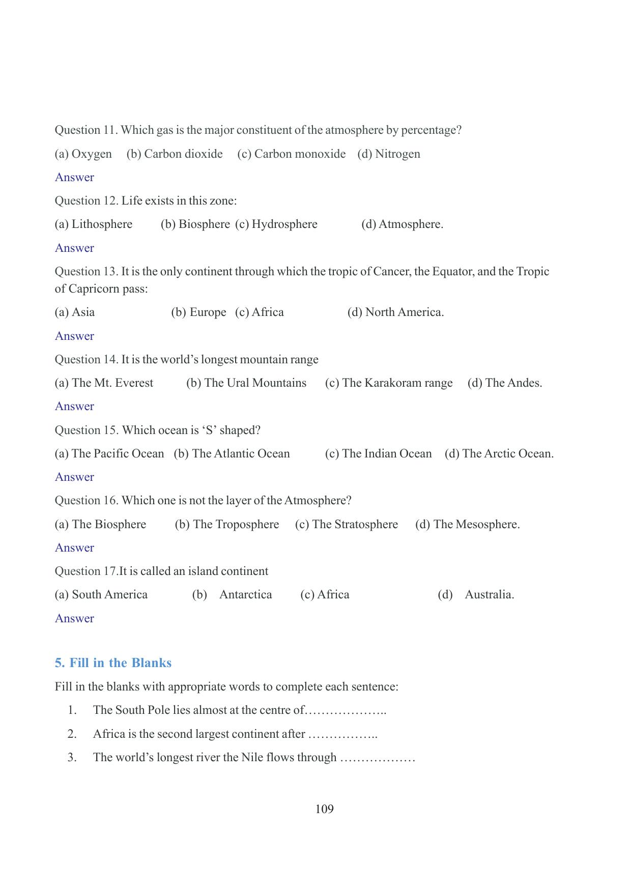 Tripura Board Class 6 Social Science English Version Workbooks - Page 116