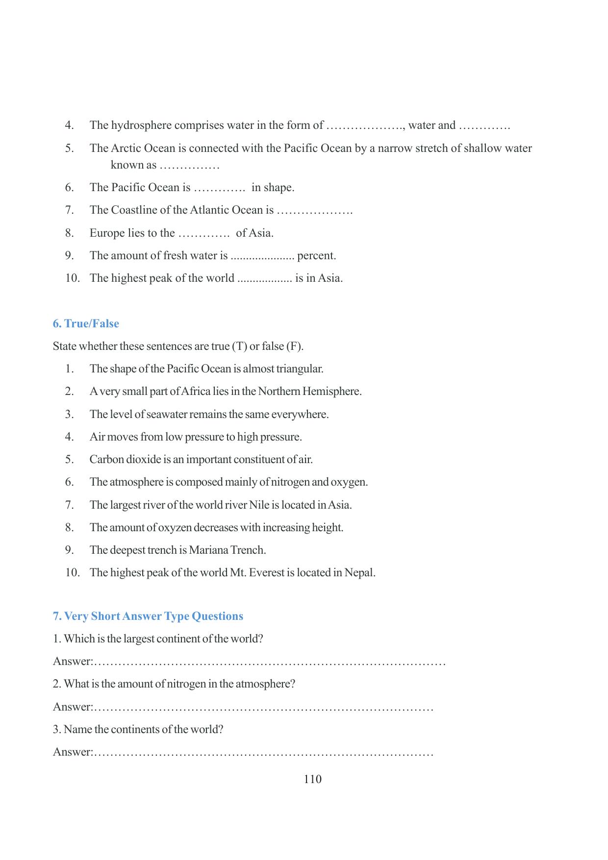 Tripura Board Class 6 Social Science English Version Workbooks - Page 117