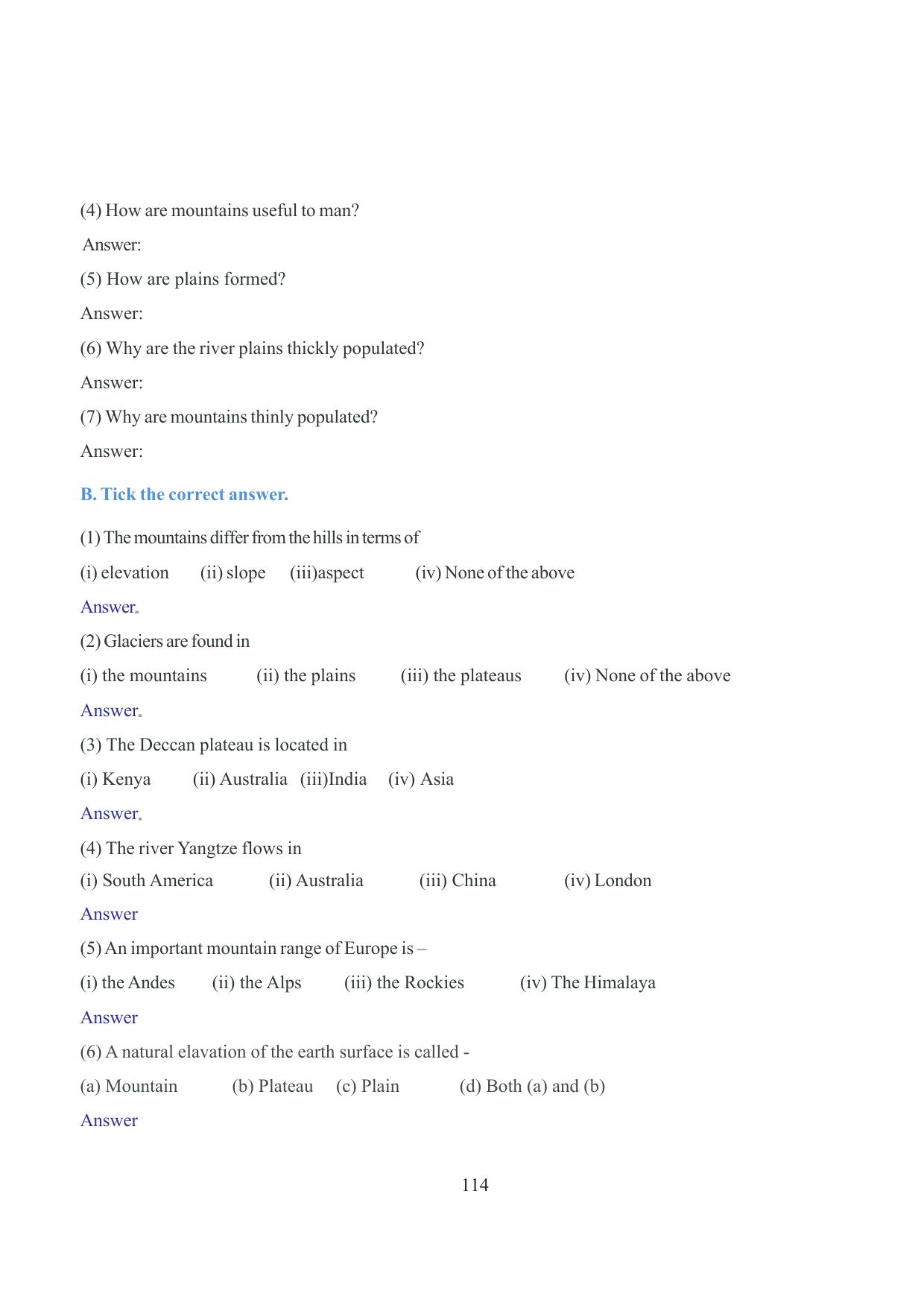 Tripura Board Class 6 Social Science English Version Workbooks - Page 121