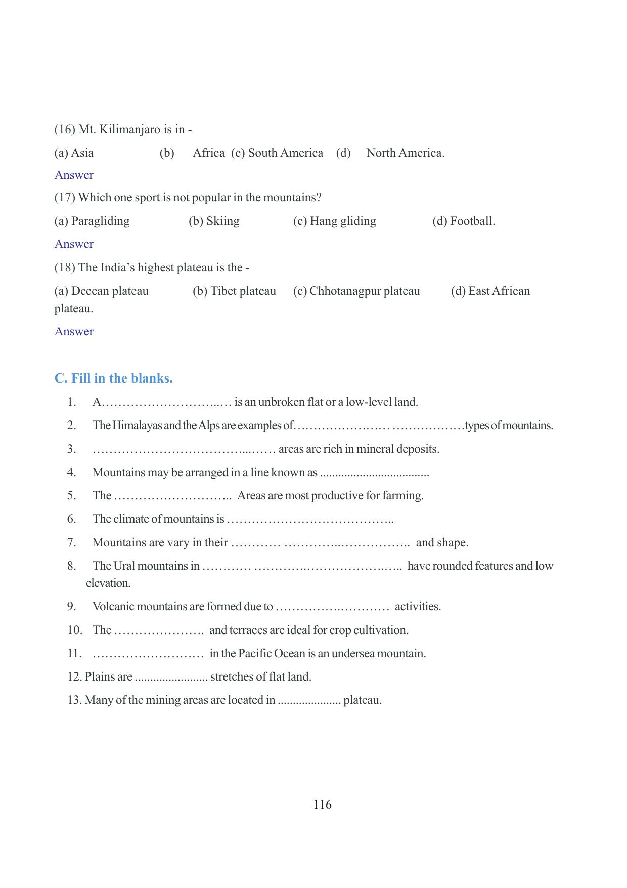 Tripura Board Class 6 Social Science English Version Workbooks - Page 123