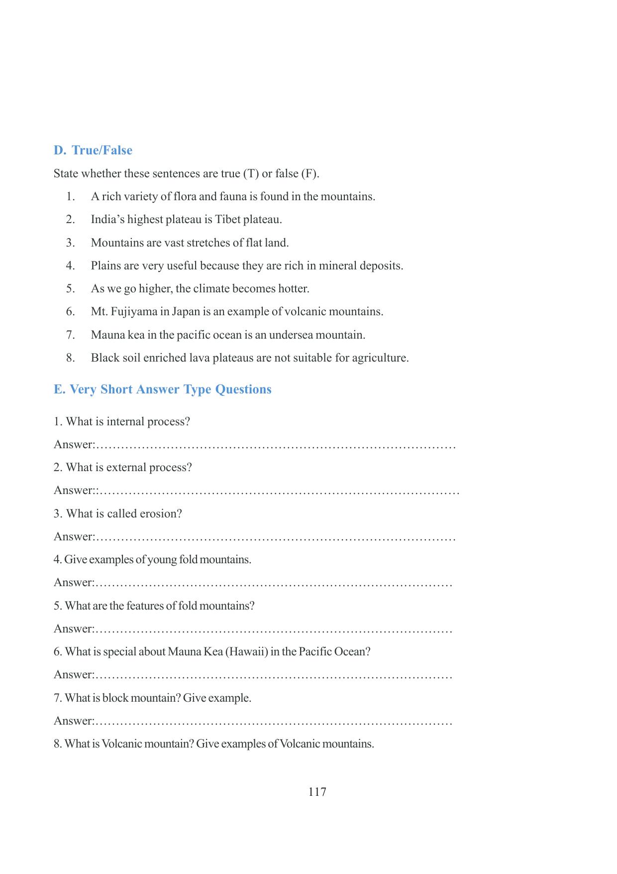Tripura Board Class 6 Social Science English Version Workbooks - Page 124