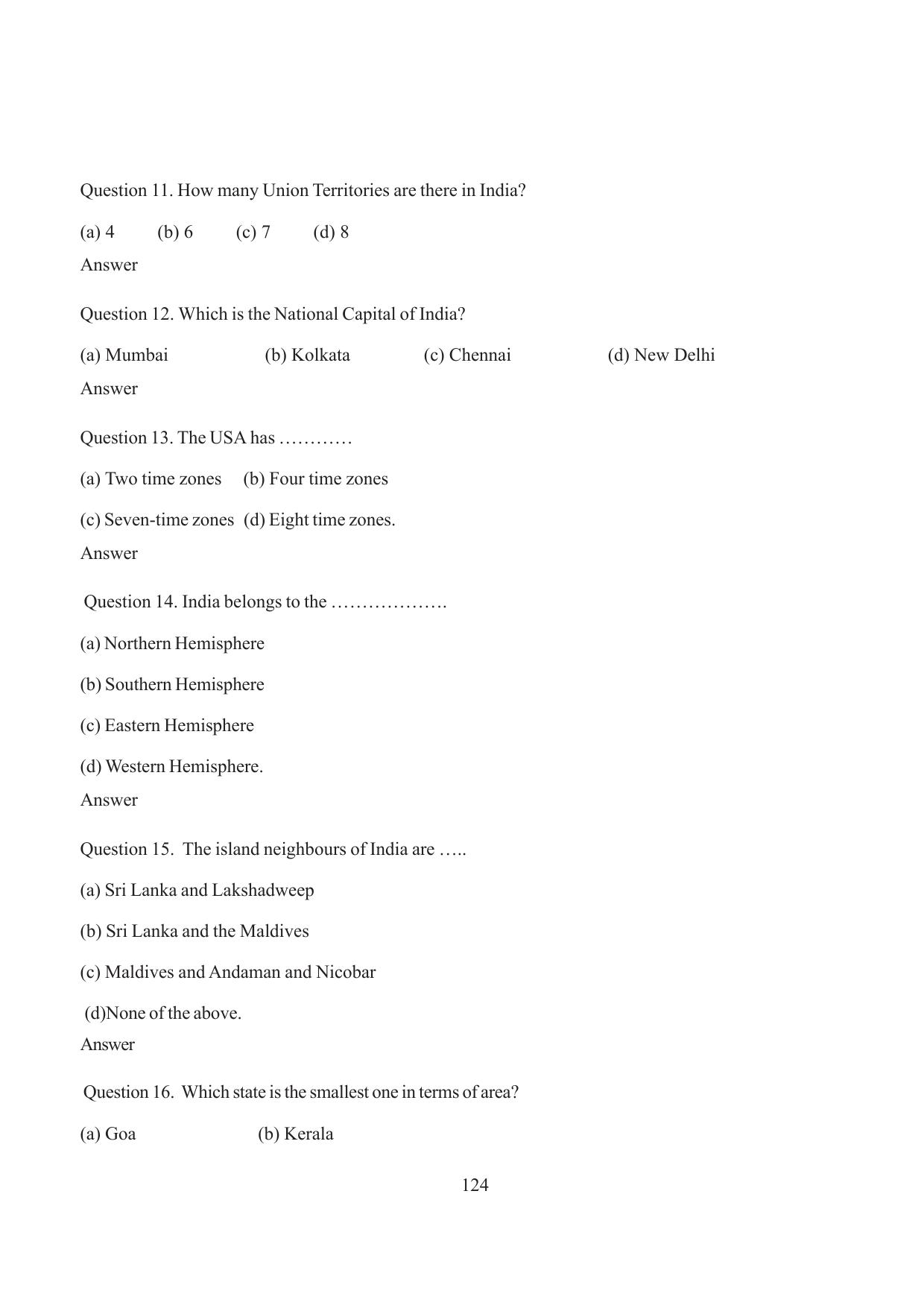 Tripura Board Class 6 Social Science English Version Workbooks - Page 131