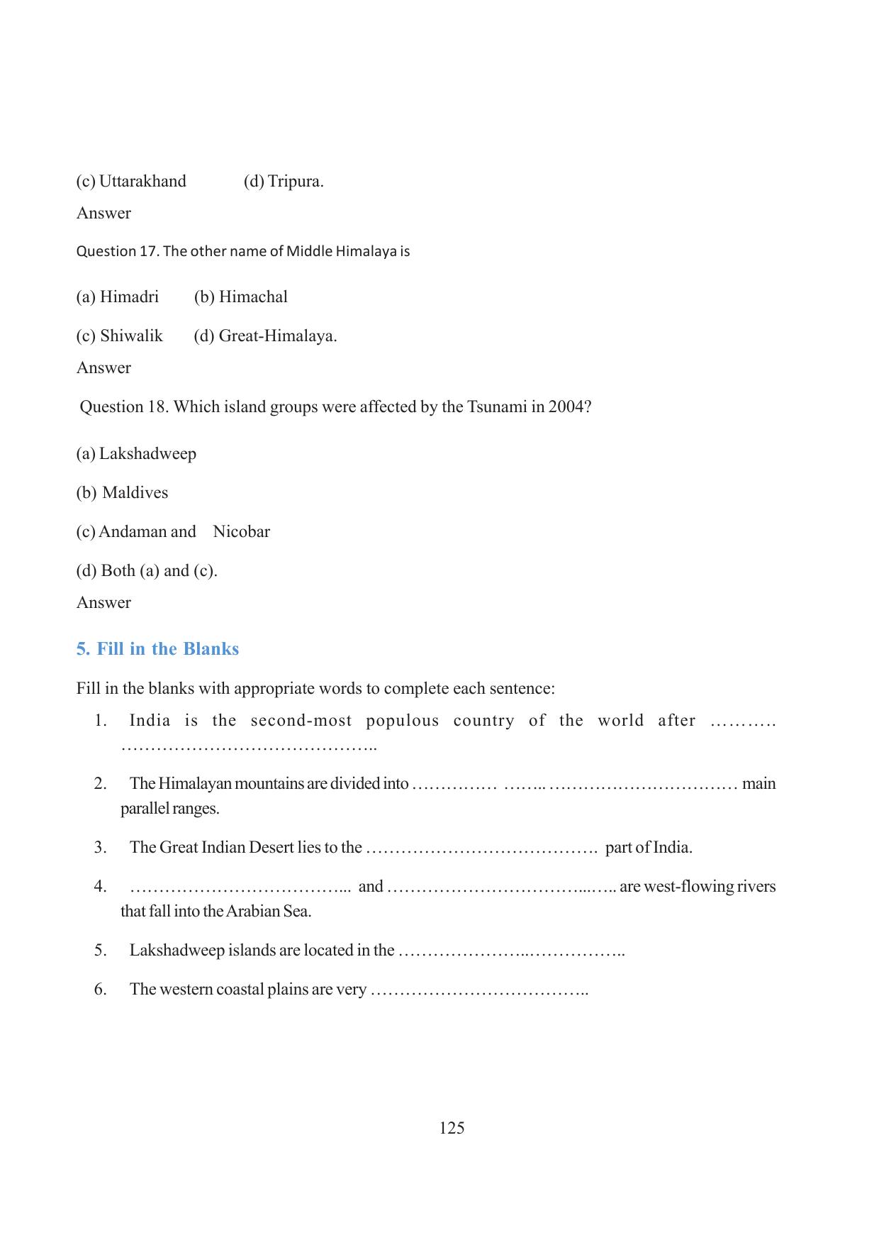 Tripura Board Class 6 Social Science English Version Workbooks - Page 132