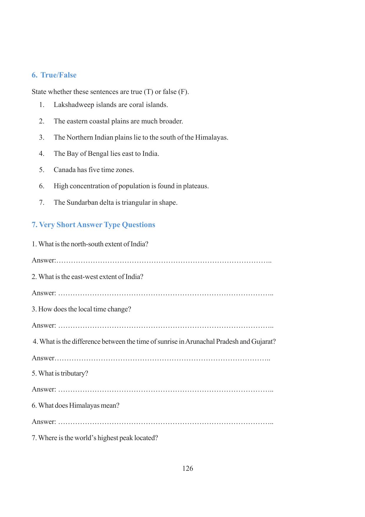 Tripura Board Class 6 Social Science English Version Workbooks - Page 133