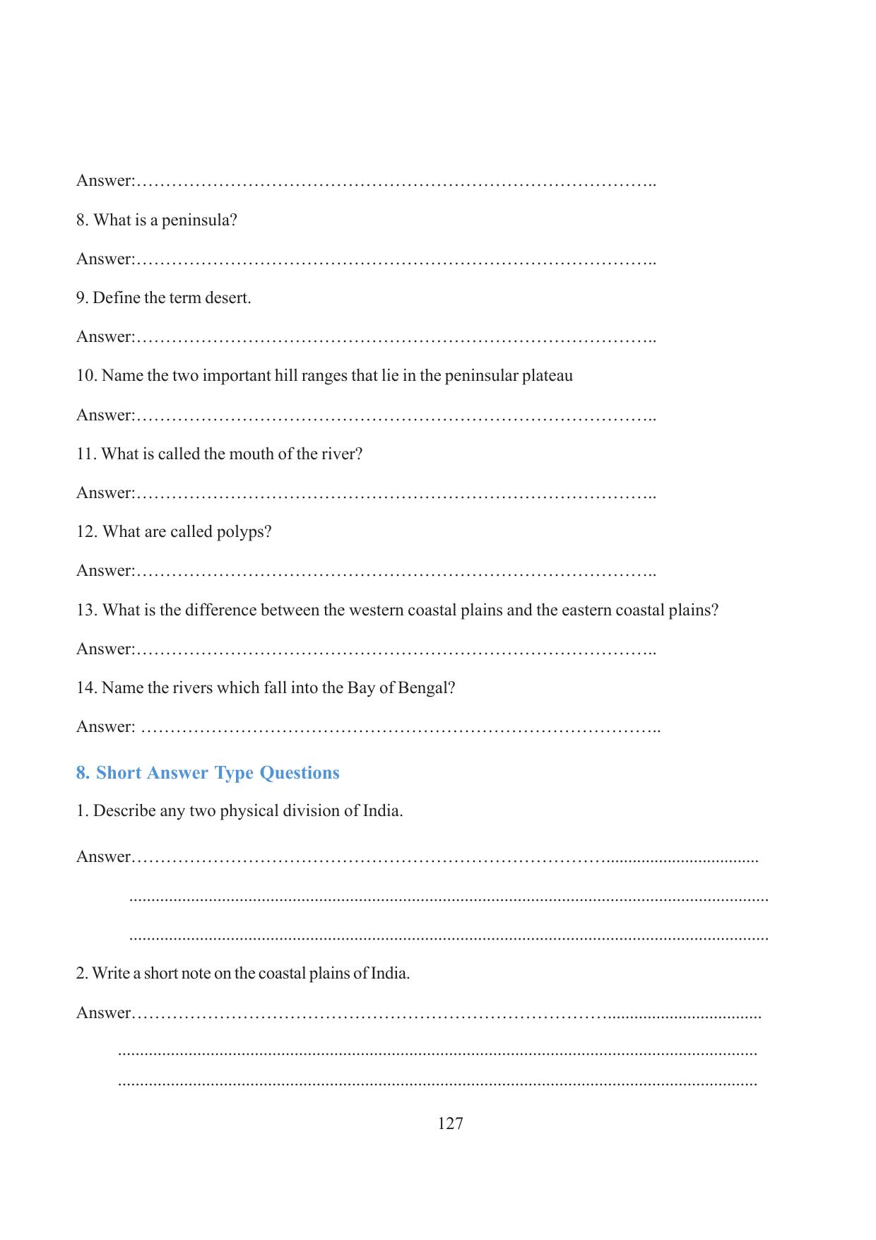 Tripura Board Class 6 Social Science English Version Workbooks - Page 134