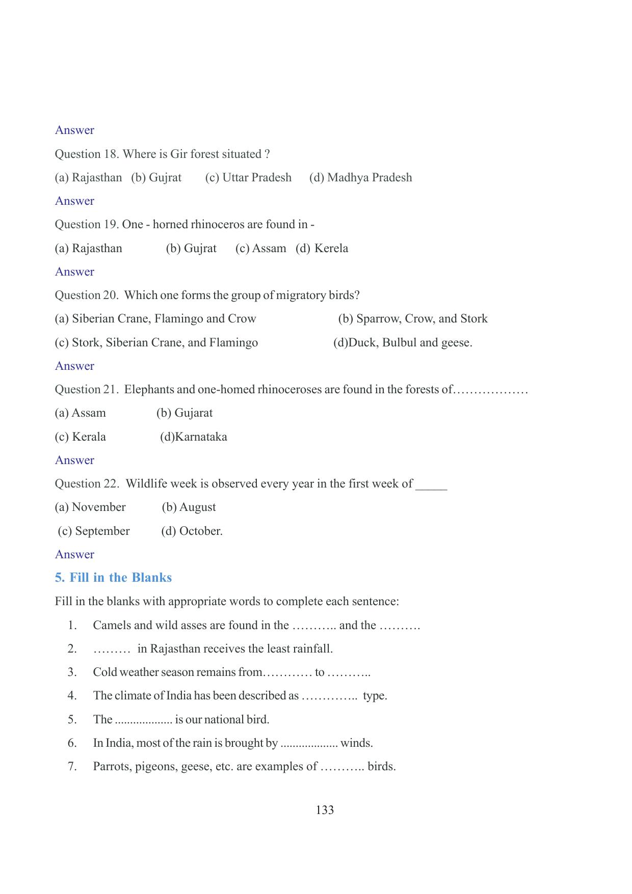 Tripura Board Class 6 Social Science English Version Workbooks - Page 140