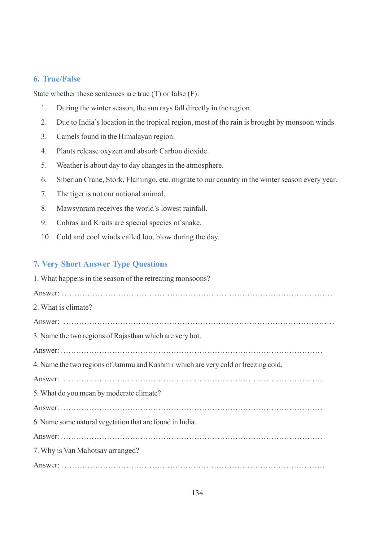 Tripura Board Class 6 Social Science English Version Workbooks - Page 141