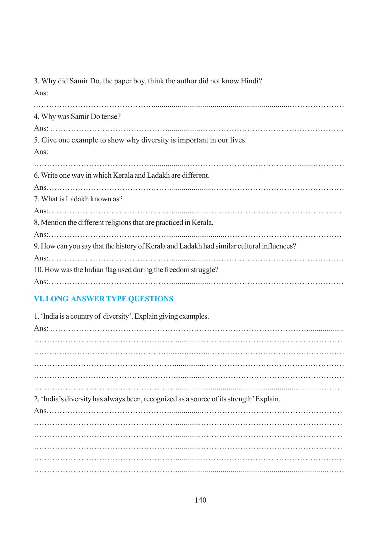 Tripura Board Class 6 Social Science English Version Workbooks - Page 148