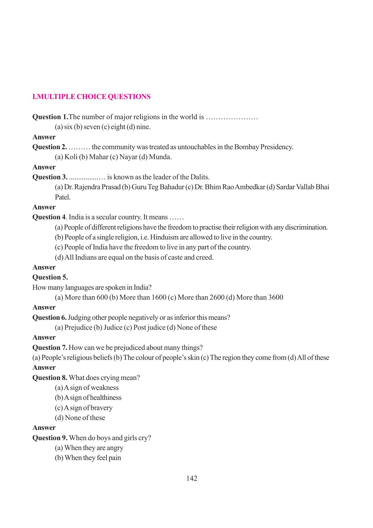 Tripura Board Class 6 Social Science English Version Workbooks - Page 150