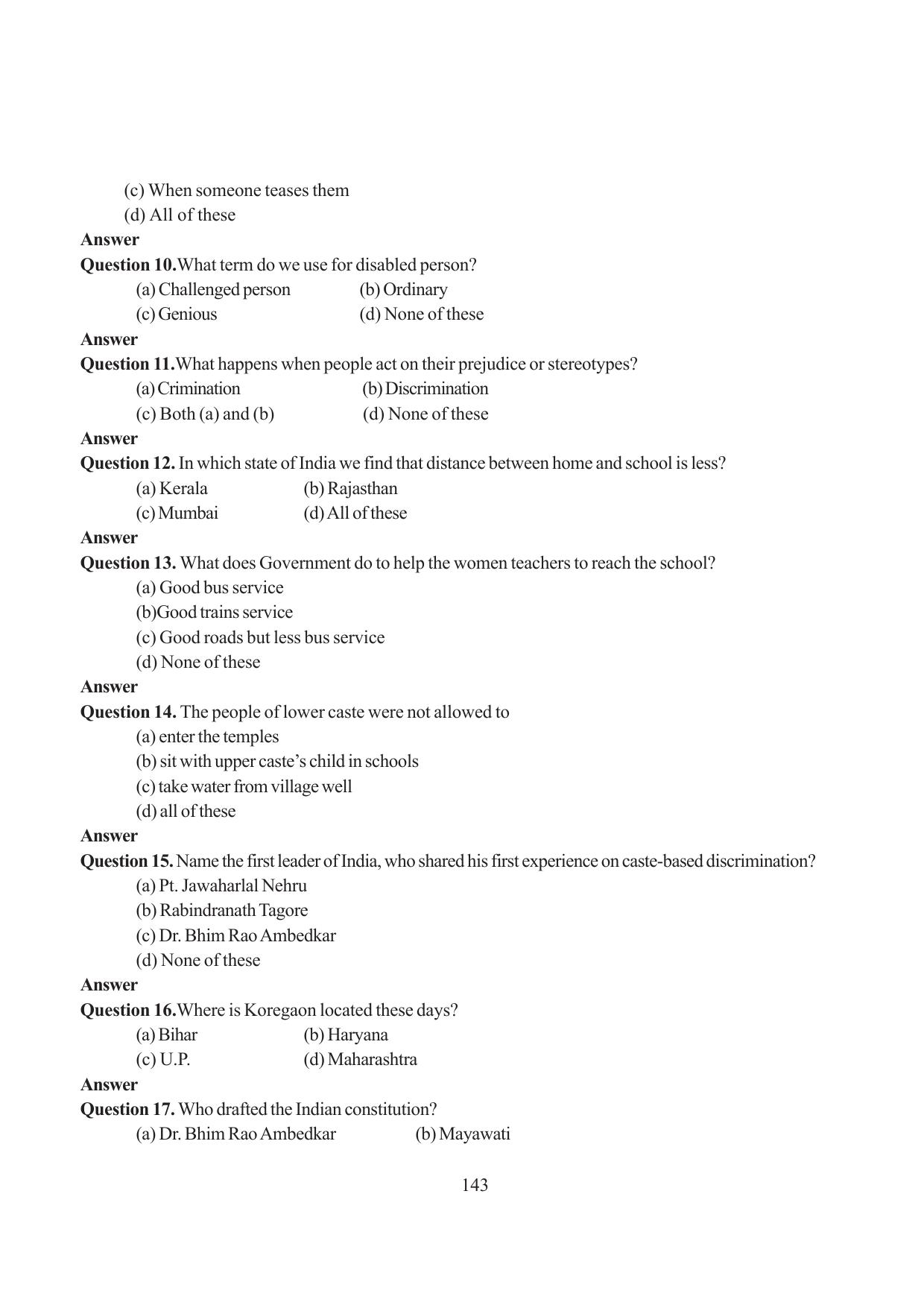Tripura Board Class 6 Social Science English Version Workbooks - Page 151
