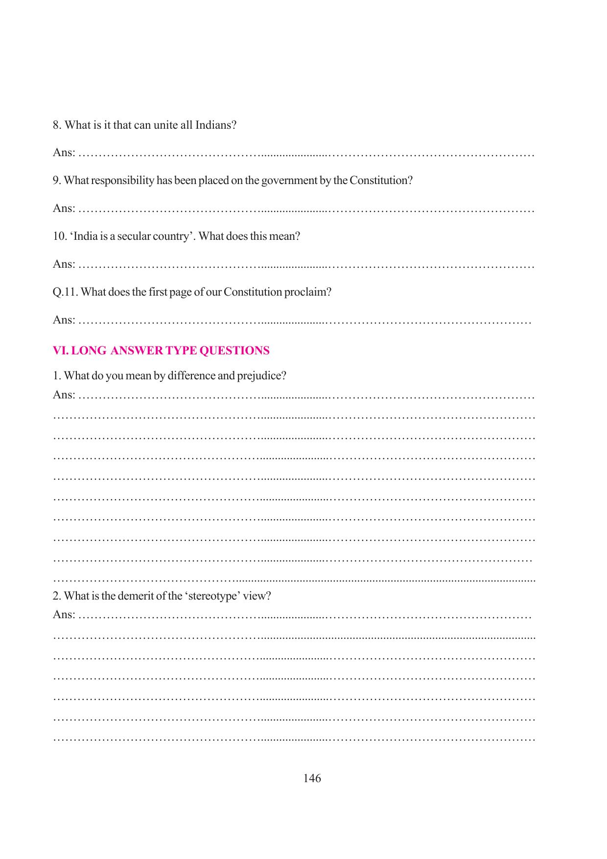 Tripura Board Class 6 Social Science English Version Workbooks - Page 154