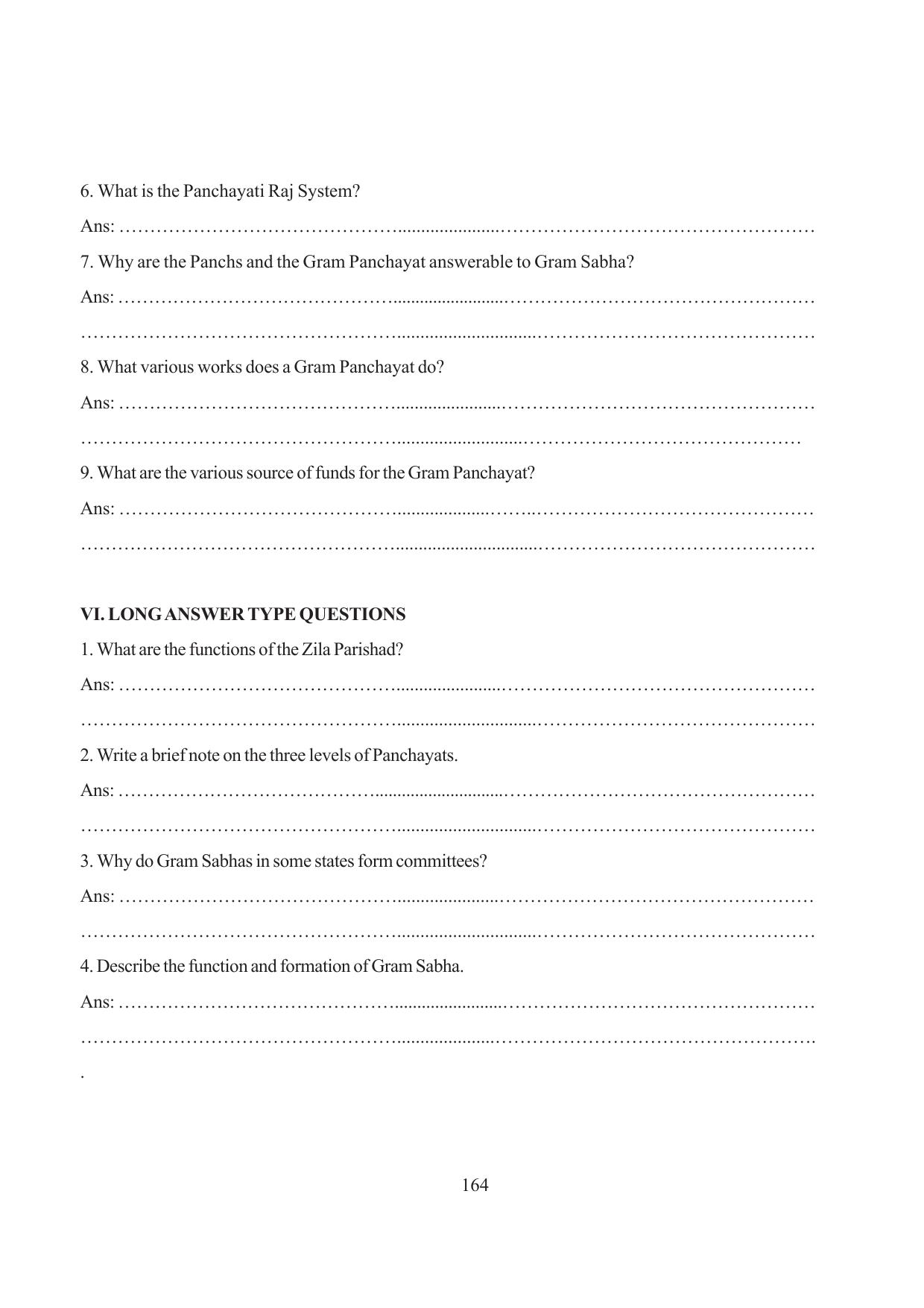 Tripura Board Class 6 Social Science English Version Workbooks - Page 172