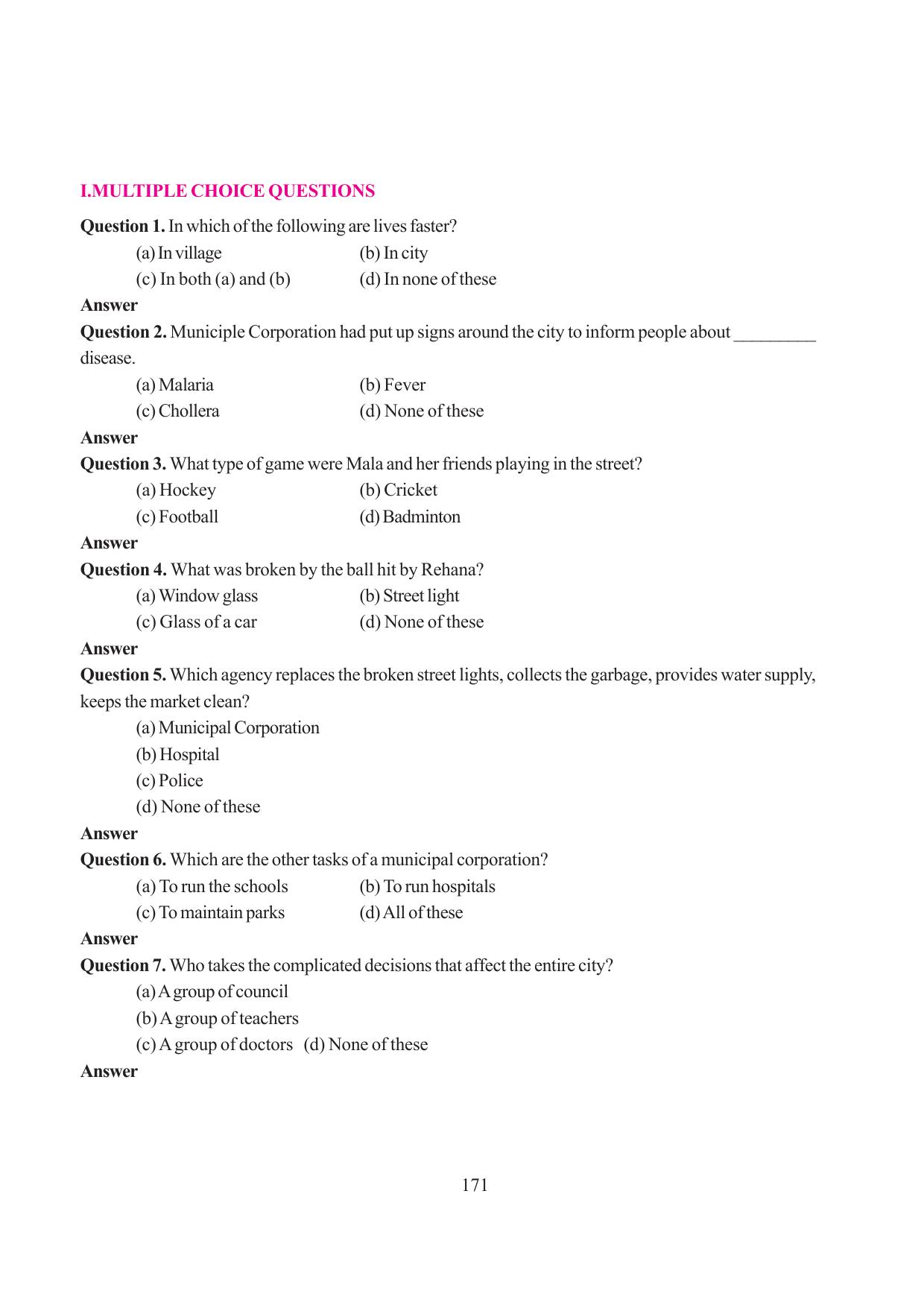 Tripura Board Class 6 Social Science English Version Workbooks - Page 179