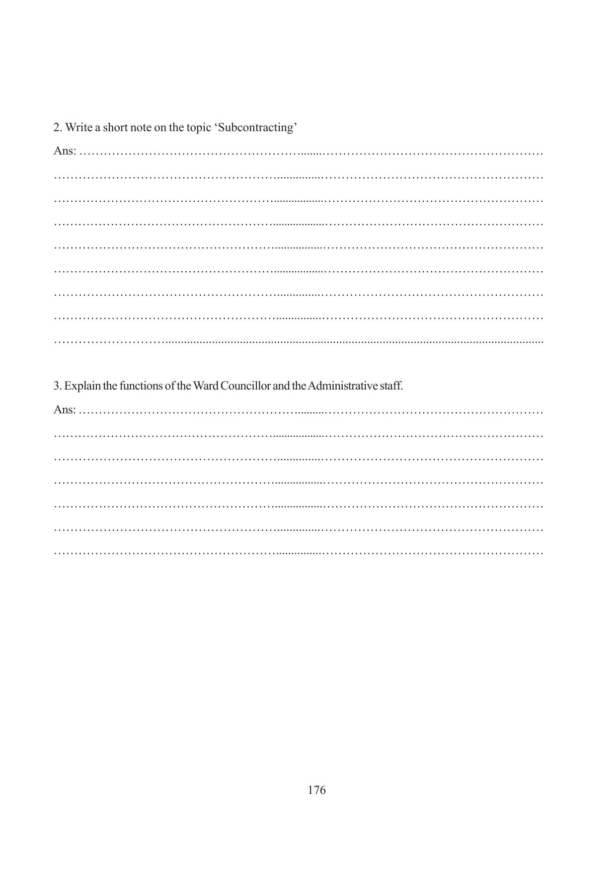 Tripura Board Class 6 Social Science English Version Workbooks - Page 184