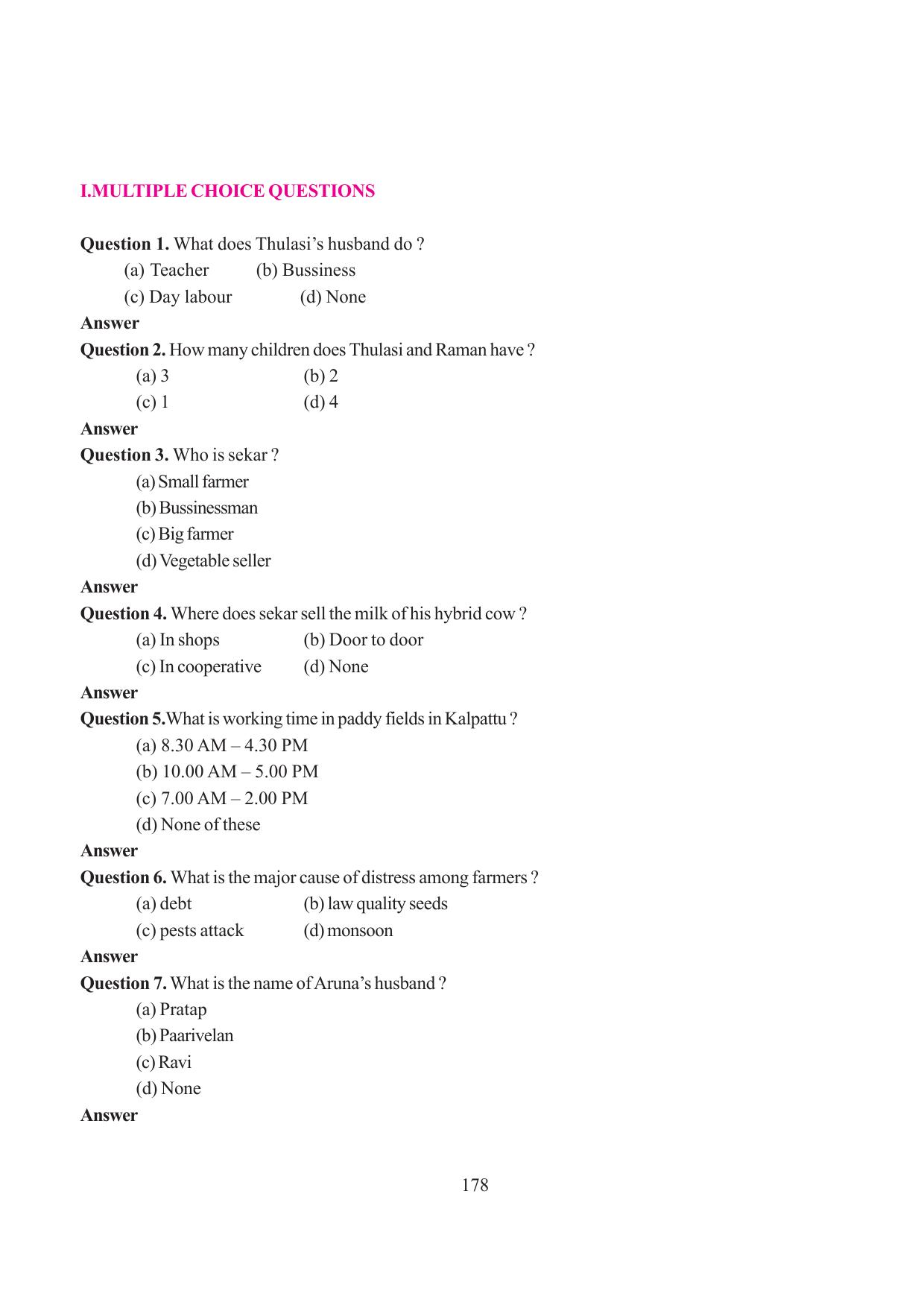 Tripura Board Class 6 Social Science English Version Workbooks - Page 186