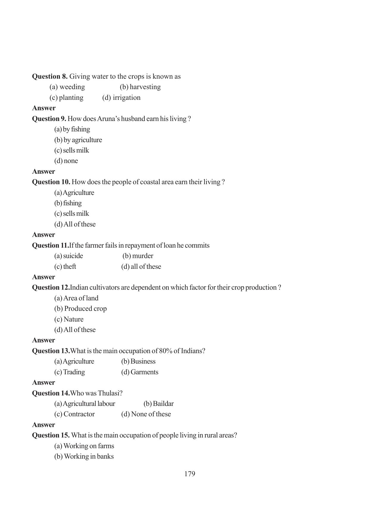 Tripura Board Class 6 Social Science English Version Workbooks - Page 187