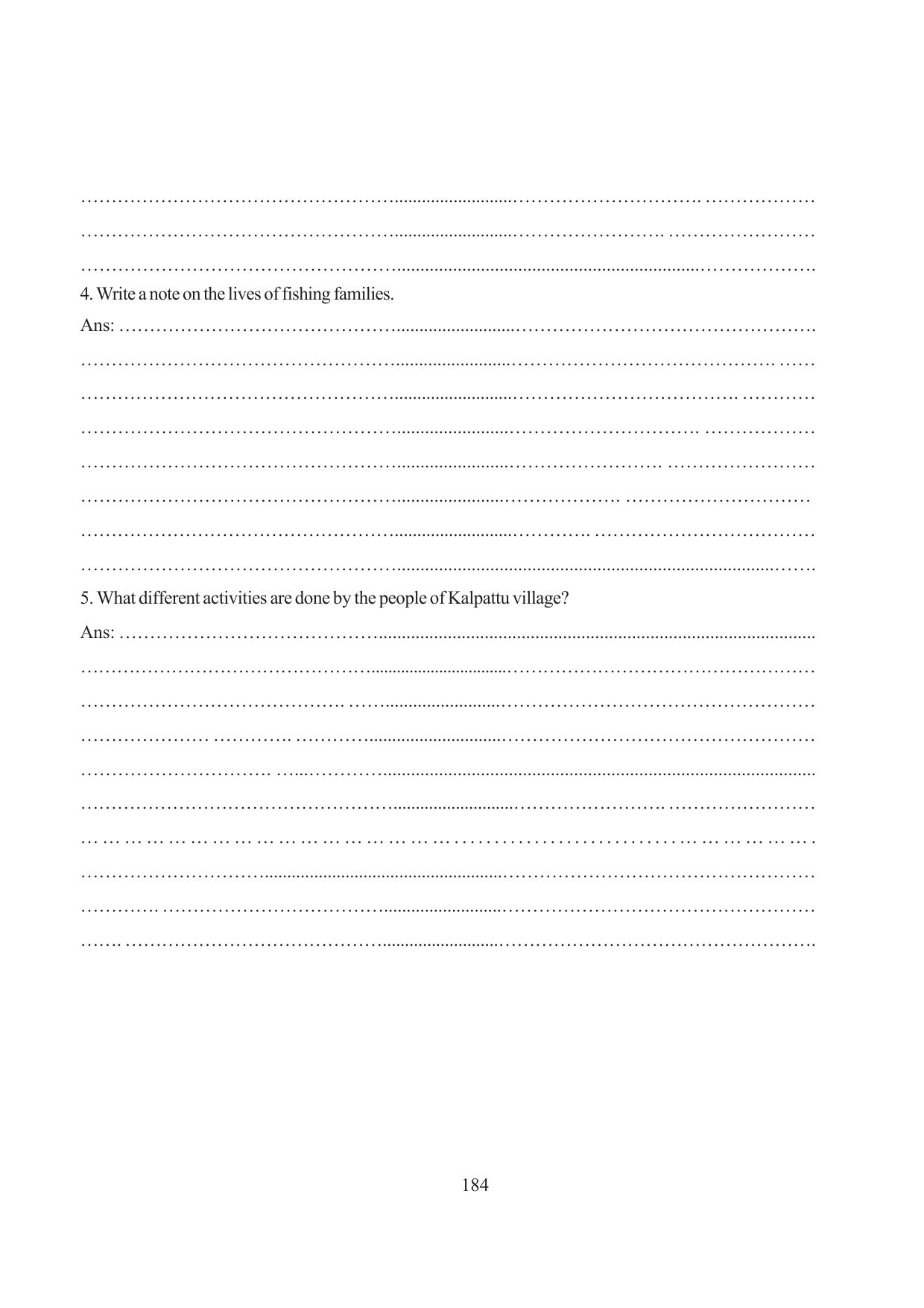 Tripura Board Class 6 Social Science English Version Workbooks - Page 192