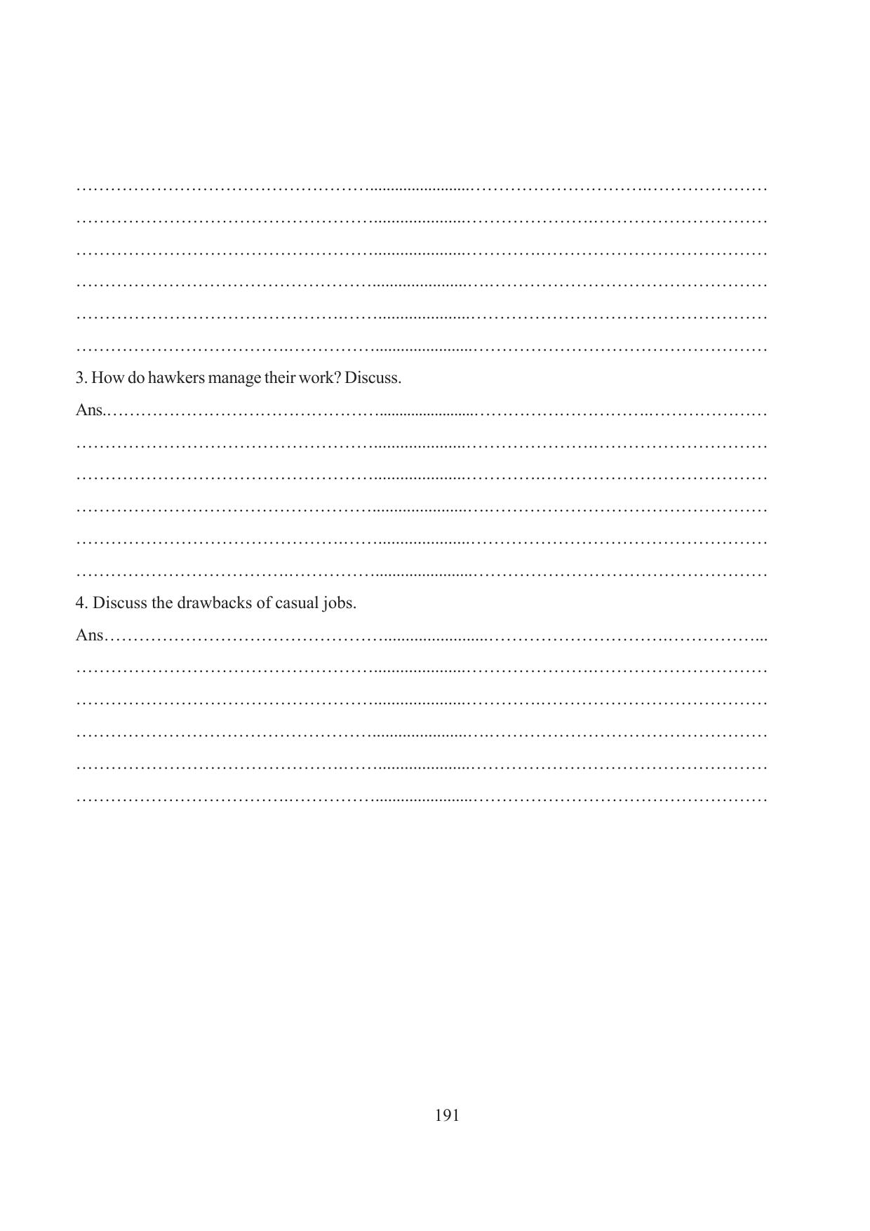 Tripura Board Class 6 Social Science English Version Workbooks - Page 199