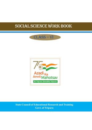 Tripura Board Class 6 Social Science English Version Workbooks