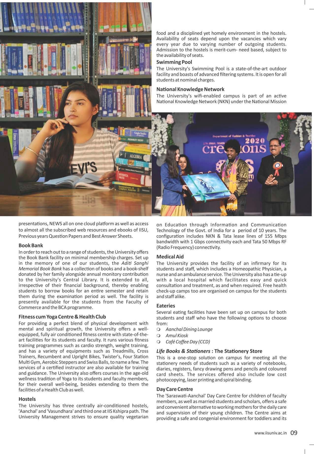 The IIS University, Jaipur Prospectus 2021-22 - Page 11