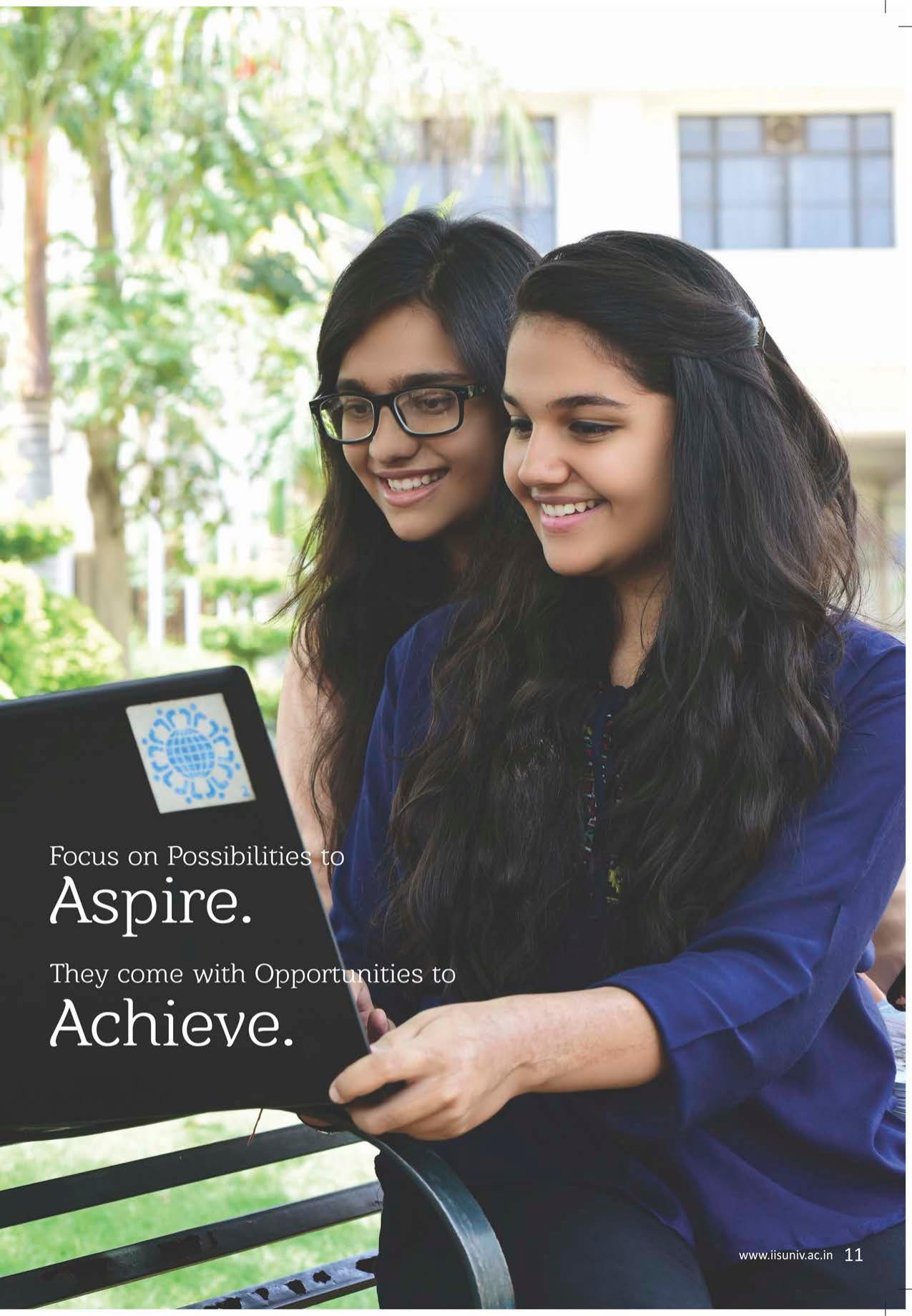 The IIS University, Jaipur Prospectus 2021-22 - Page 13