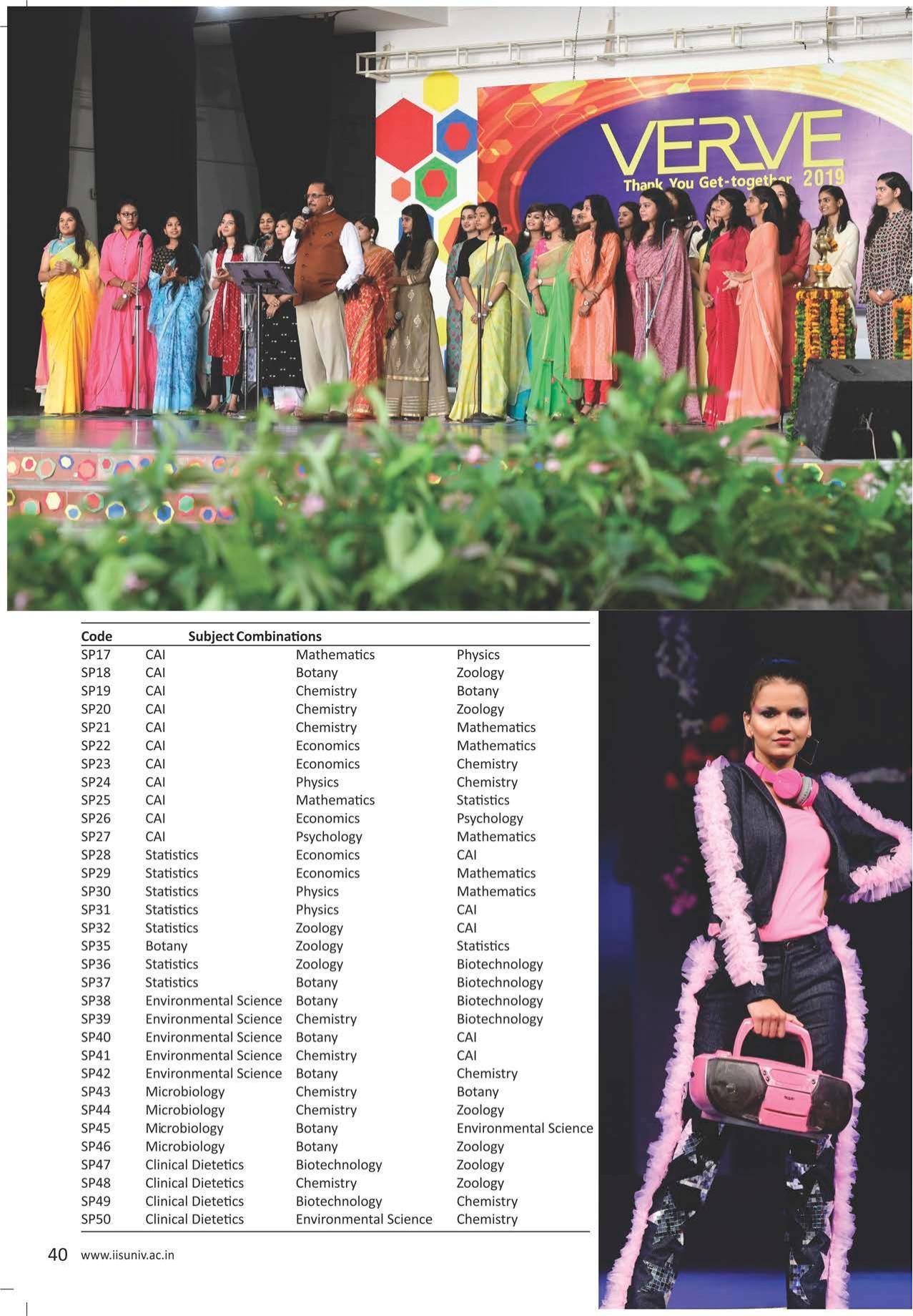 The IIS University, Jaipur Prospectus 2021-22 - Page 42