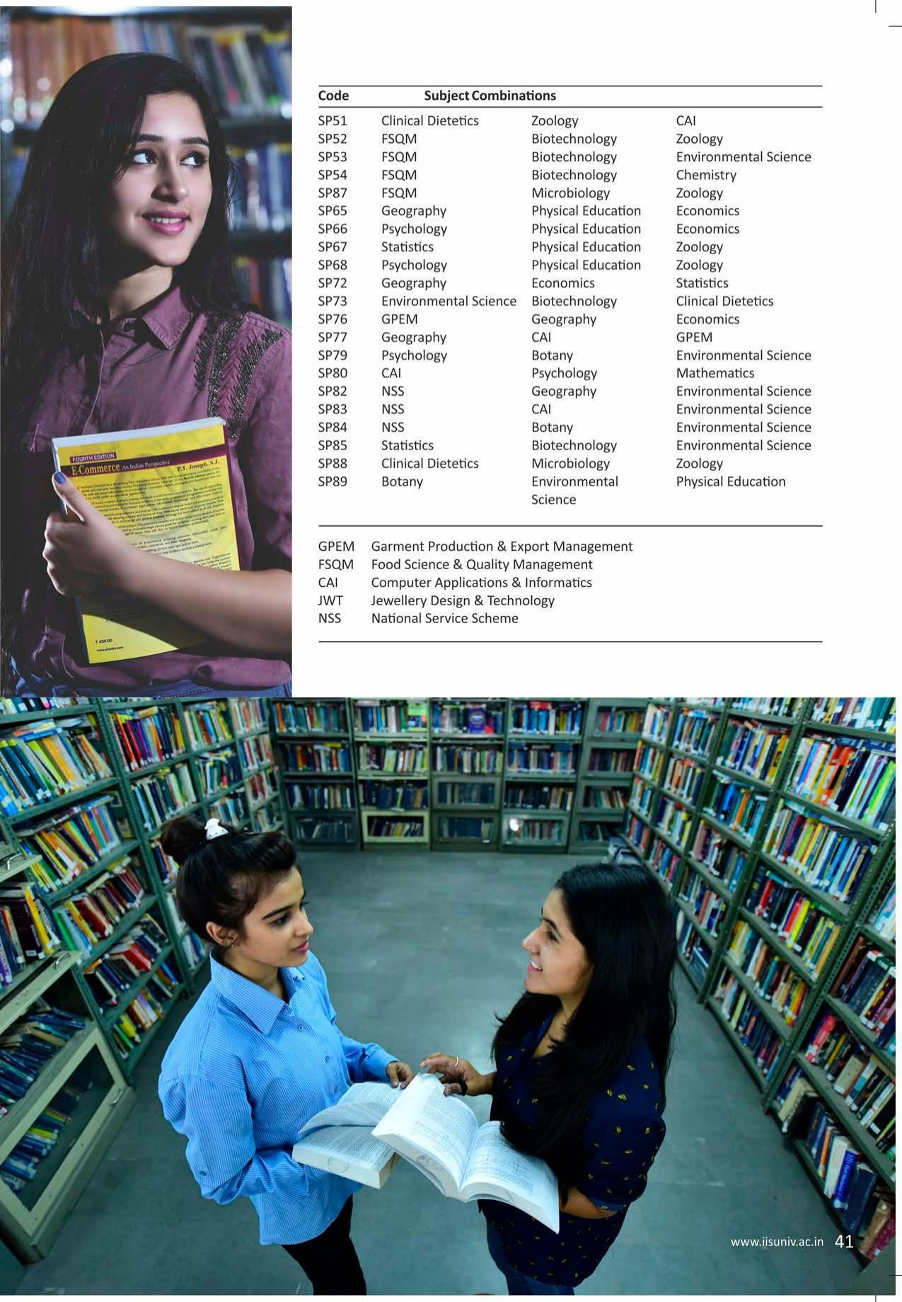 The IIS University, Jaipur Prospectus 2021-22 - Page 43