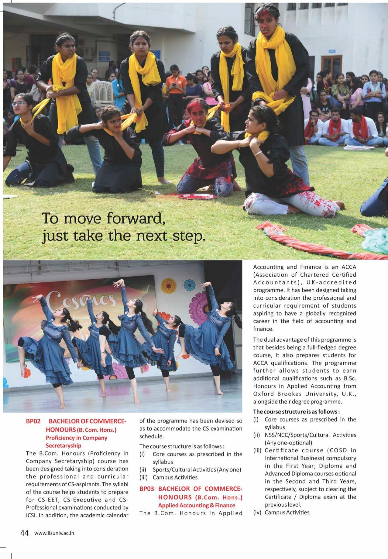 The IIS University, Jaipur Prospectus 2021-22 - Page 46