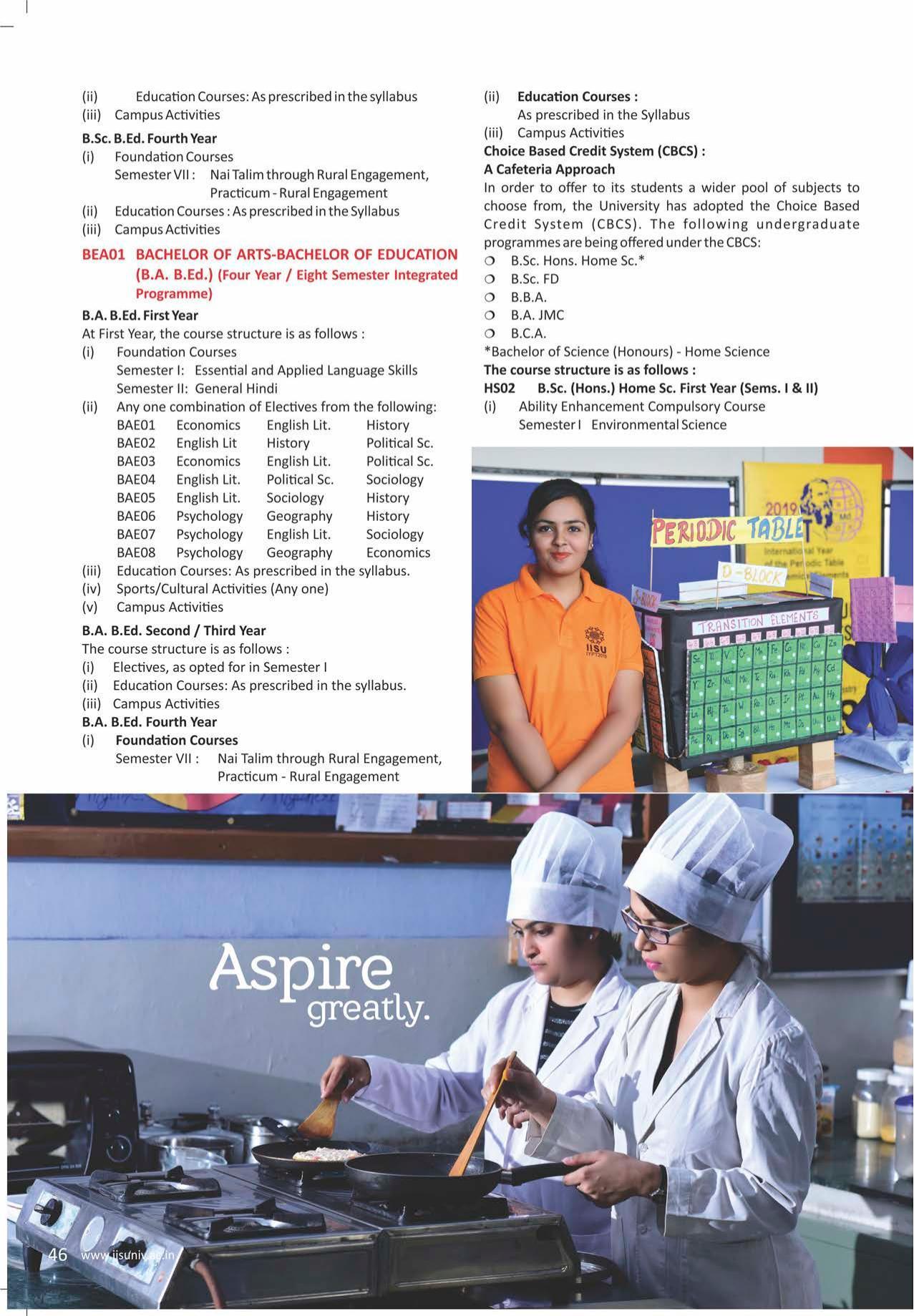 The IIS University, Jaipur Prospectus 2021-22 - Page 48