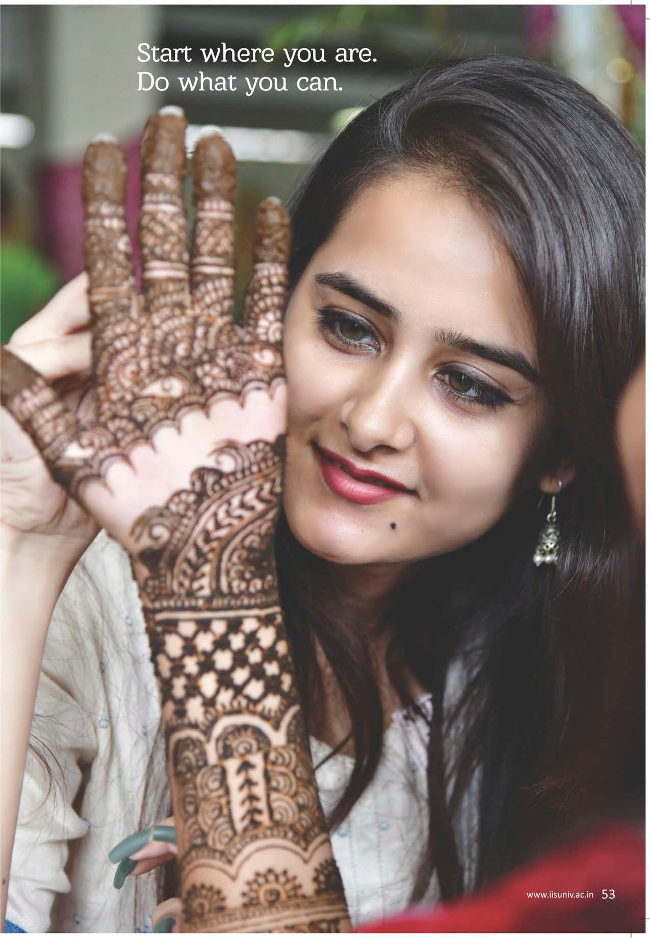 The IIS University, Jaipur Prospectus 2021-22 - Page 55