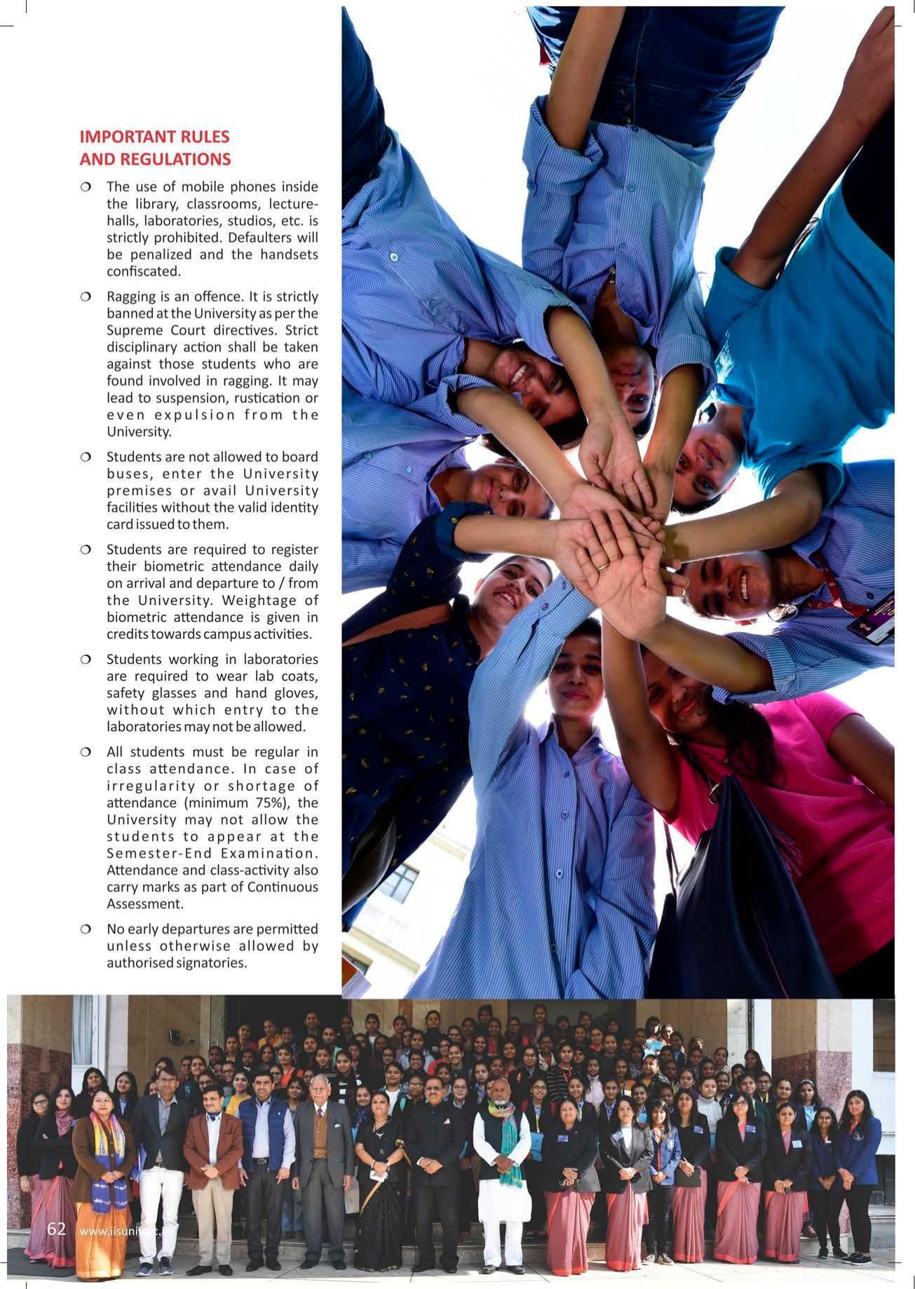 The IIS University, Jaipur Prospectus 2021-22 - Page 64